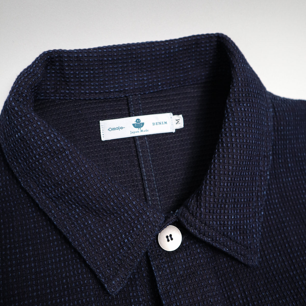 3720 12oz Cube Sashiko Denim Chore Jacket - Indigo