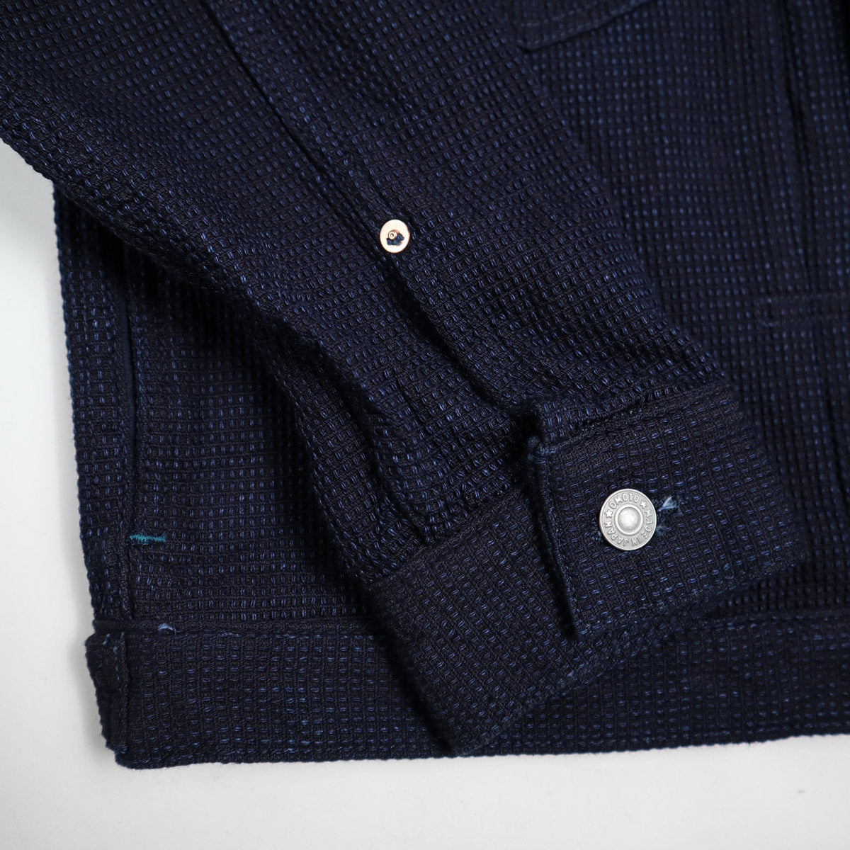 3220 12oz Cube Sashiko Denim Type 2 Jacket One Wash - Indigo