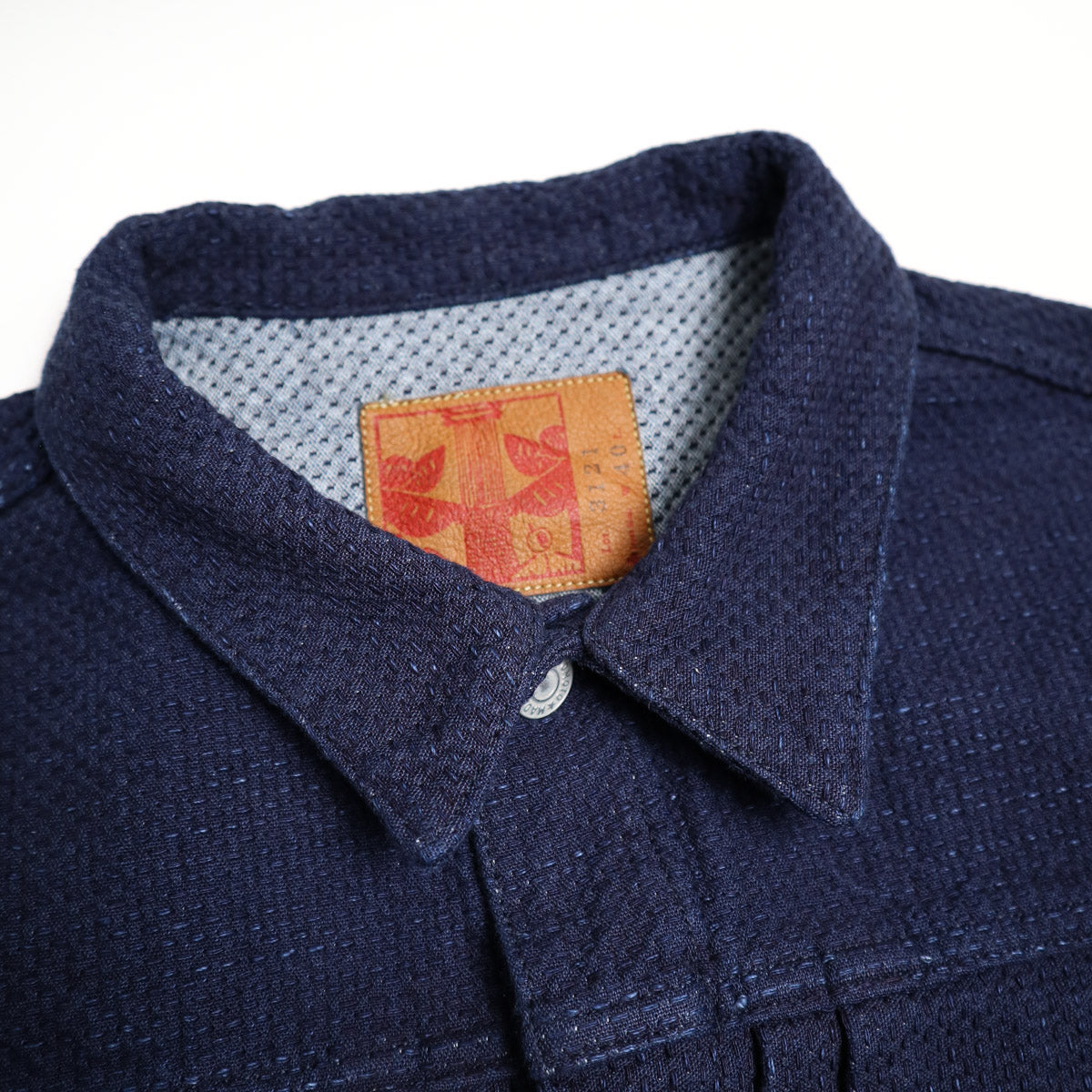 3121 15oz Ori-Sashi Sashiko Type 1 Jacket - Indigo