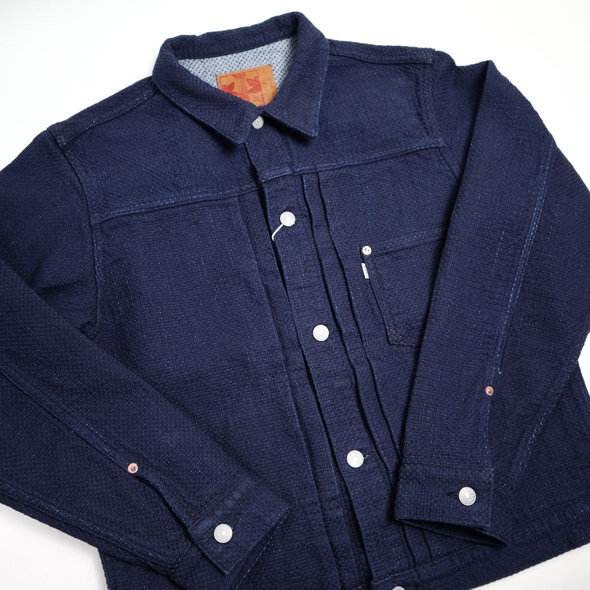 3121 15oz Ori-Sashi Sashiko Type 1 Jacket - Indigo