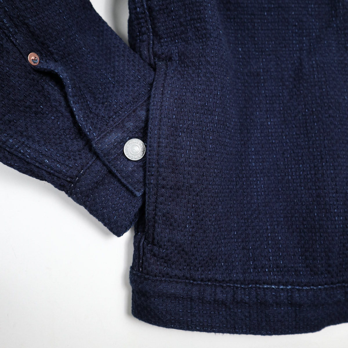 3121 15oz Ori-Sashi Sashiko Type 1 Jacket - Indigo