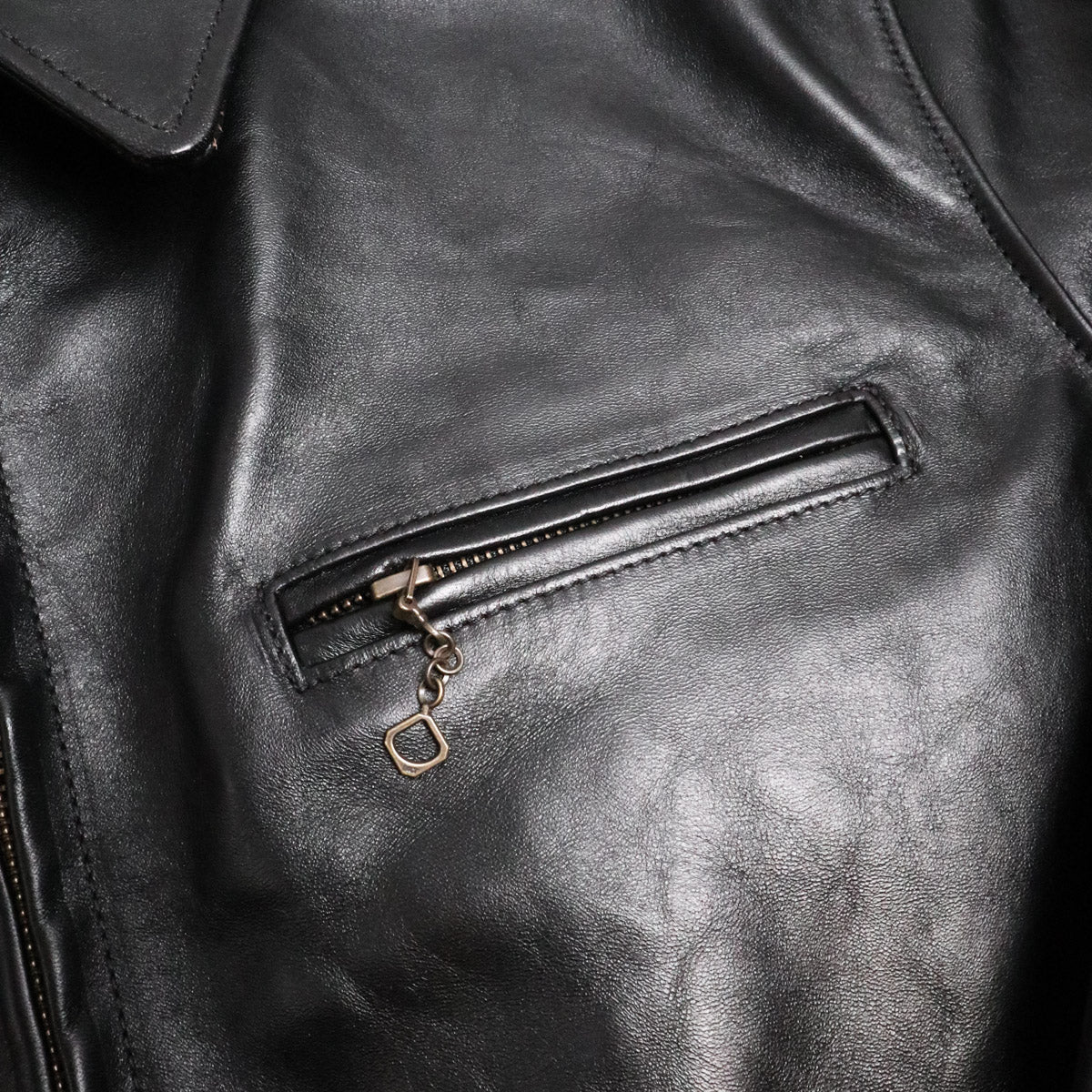 Brooklyn Clothing X Simmons Bilt Tail Gunner Stevenson Iona Tartan/Japanese Teacore Horsehide Black