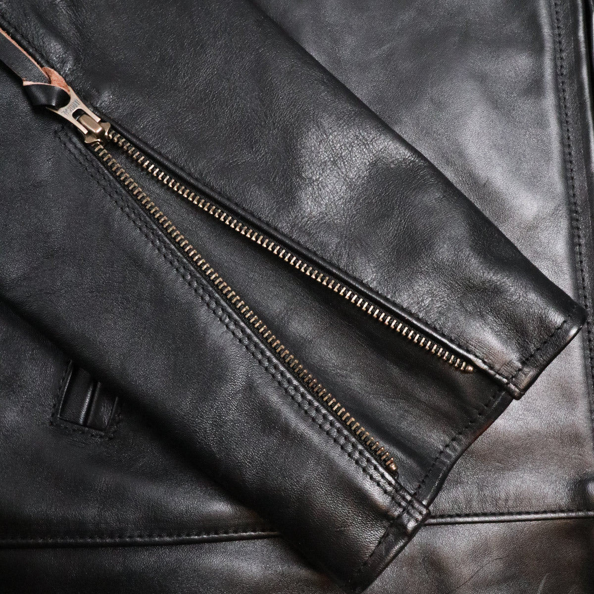 Brooklyn Clothing X Simmons Bilt Tail Gunner Stevenson Iona Tartan/Japanese Teacore Horsehide Black