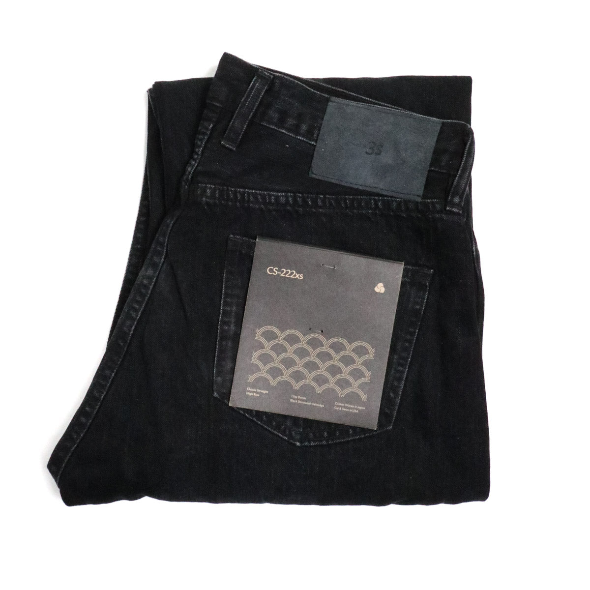 CS-222xs Classic Straight⁠ Stonewashed Double Black