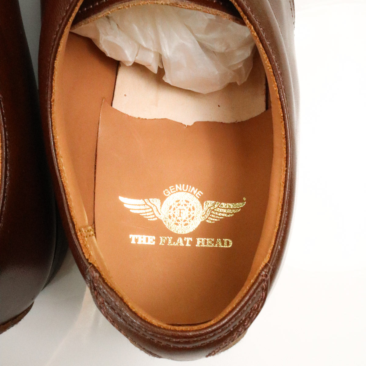 FN-FB-102 Horsehide Serviceman Shoes - Brown