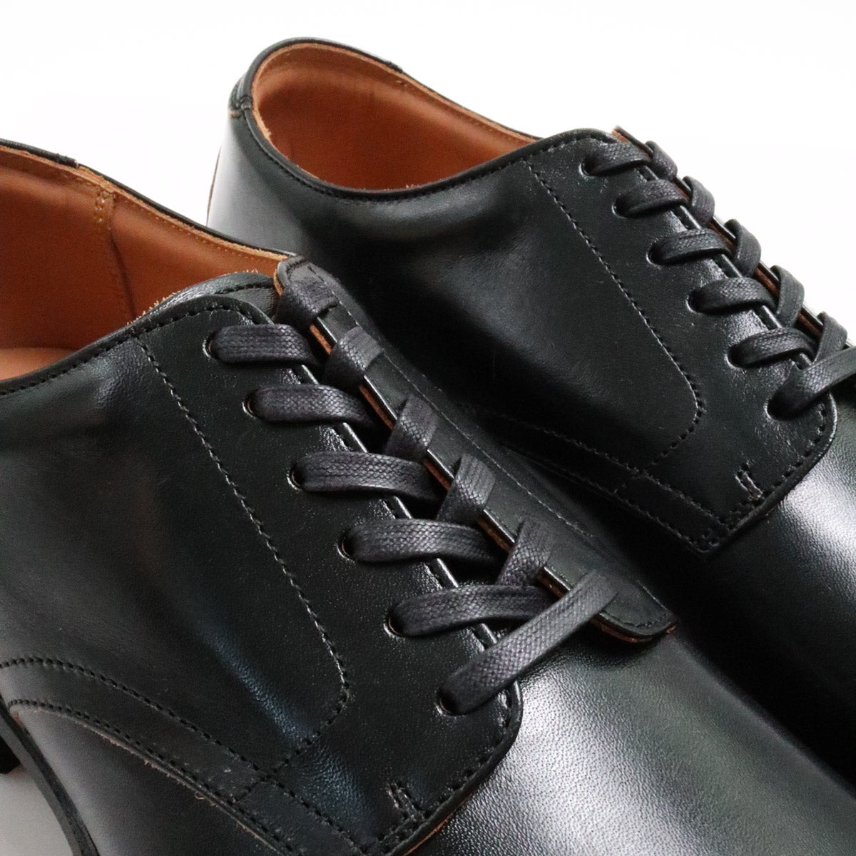 FN-FB-102 Horsehide Serviceman Shoes - Black