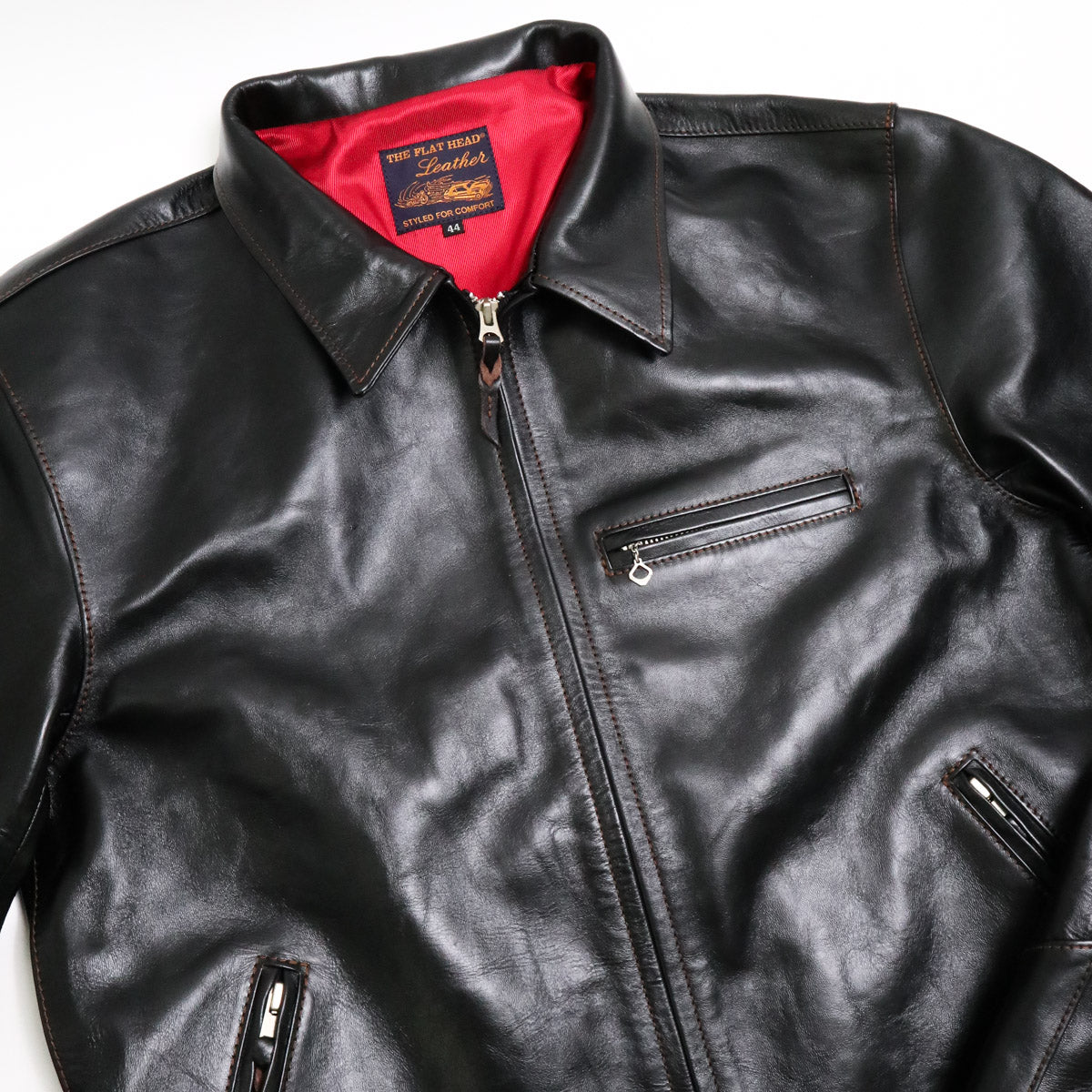 FN-LJ-HS005 Horsehide Single Rider's Jacket Black