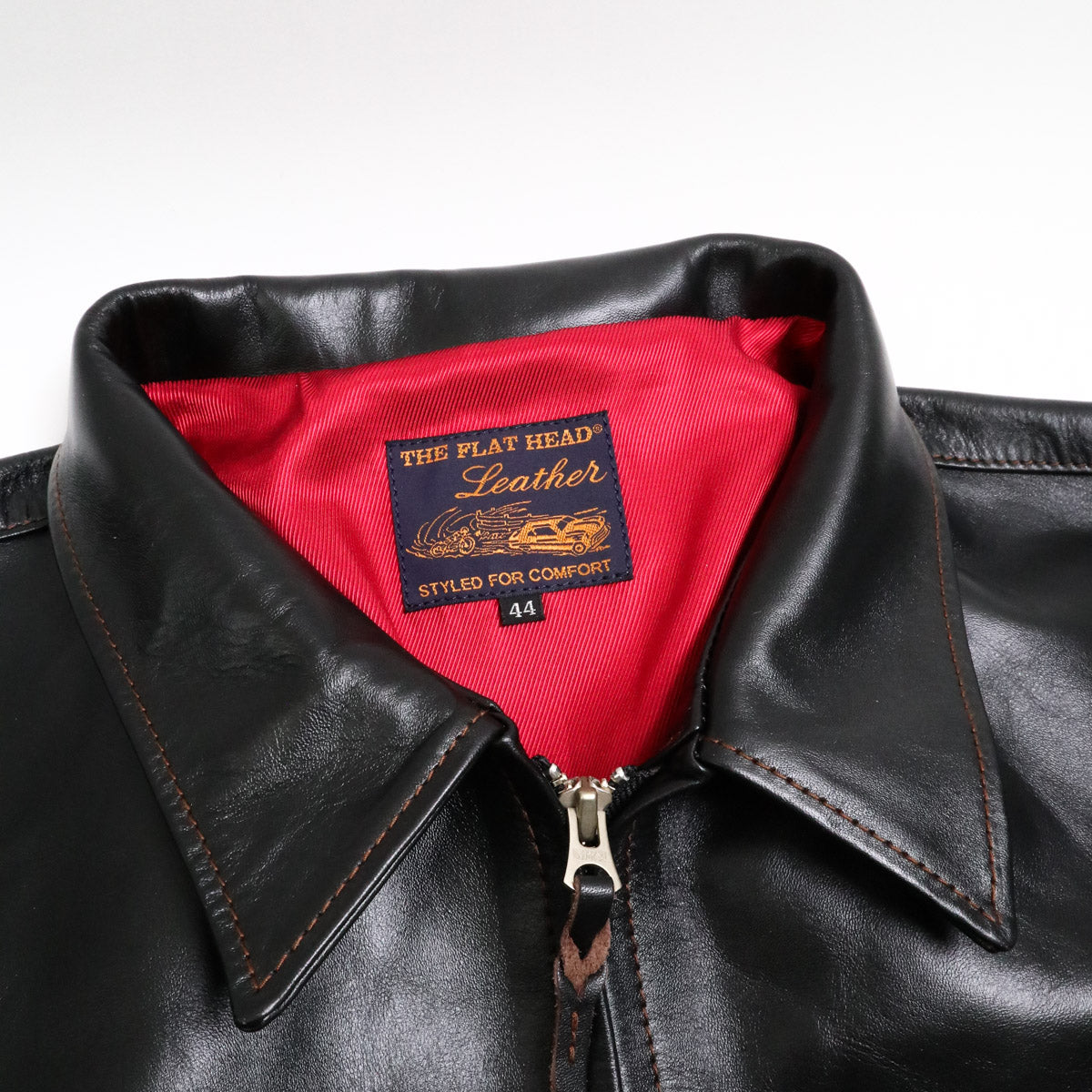 FN-LJ-HS005 Horsehide Single Rider's Jacket Black