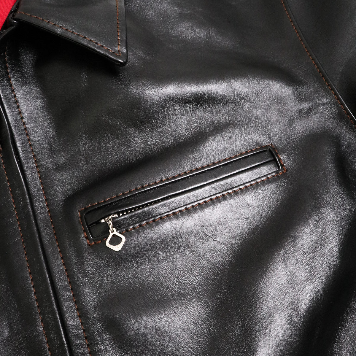 FN-LJ-HS005 Horsehide Single Rider's Jacket Black