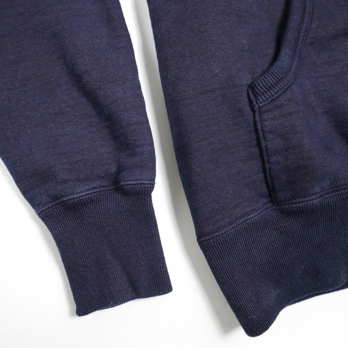 Loopwheel Hoodie Sweatshirt Indigo
