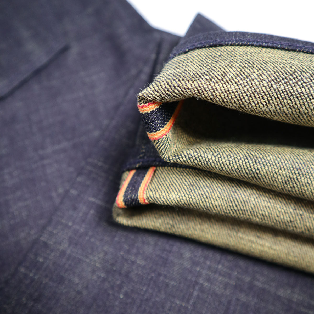 The Hammer Green Tea Raw 13oz Selvedge Denim