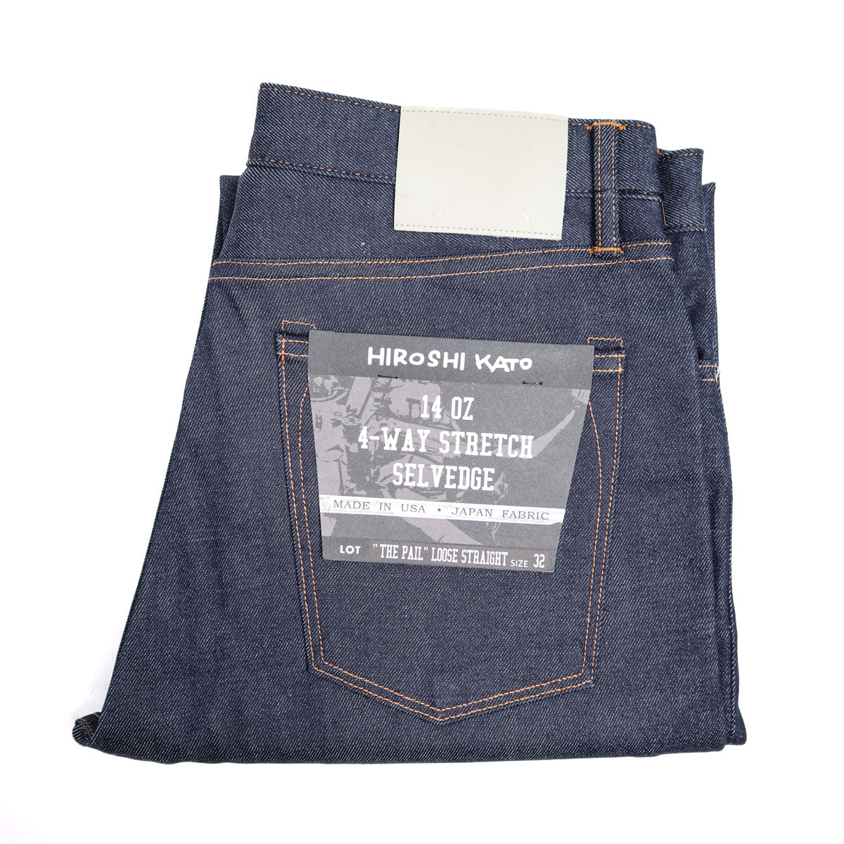 The Pail Loose Straight 14oz Indigo Raw Selvedge Denim
