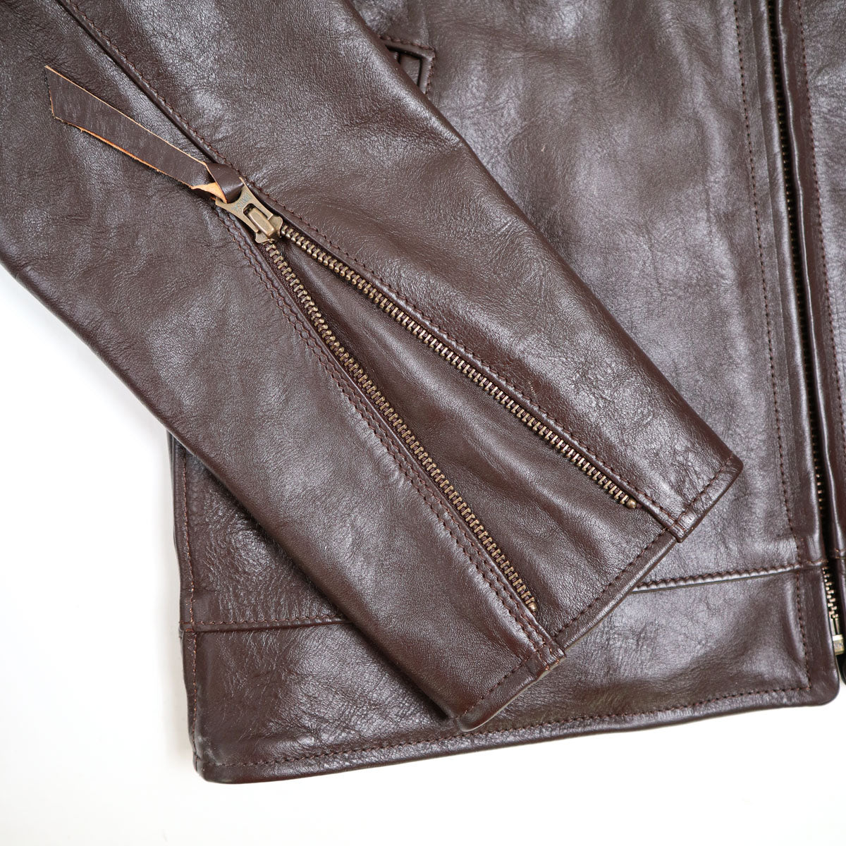 Brooklyn Clothing X Simmons Bilt Tail Gunner Stevenson Iona Tartan/Japanese Teacore Horsehide Brown