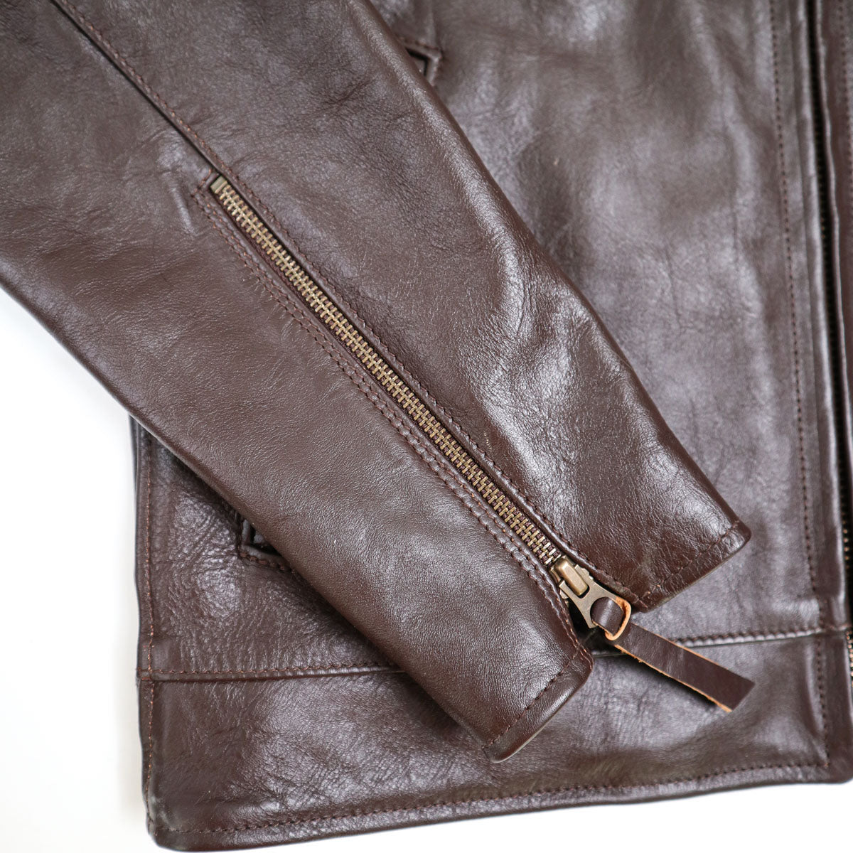 Brooklyn Clothing X Simmons Bilt Tail Gunner Stevenson Iona Tartan/Japanese Teacore Horsehide Brown