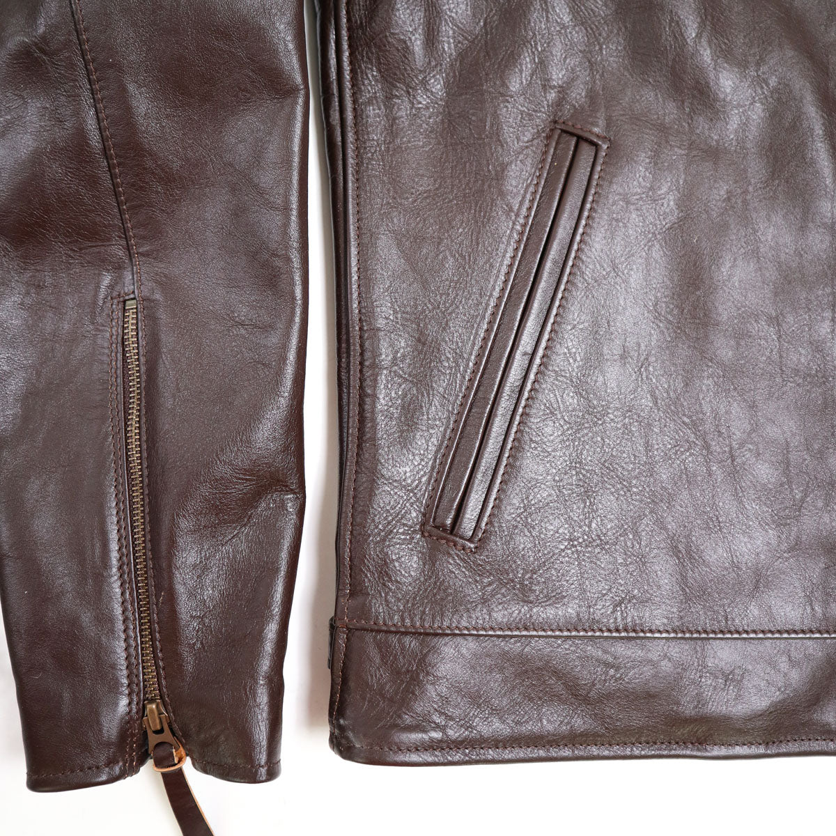 Brooklyn Clothing X Simmons Bilt Tail Gunner Stevenson Iona Tartan/Japanese Teacore Horsehide Brown