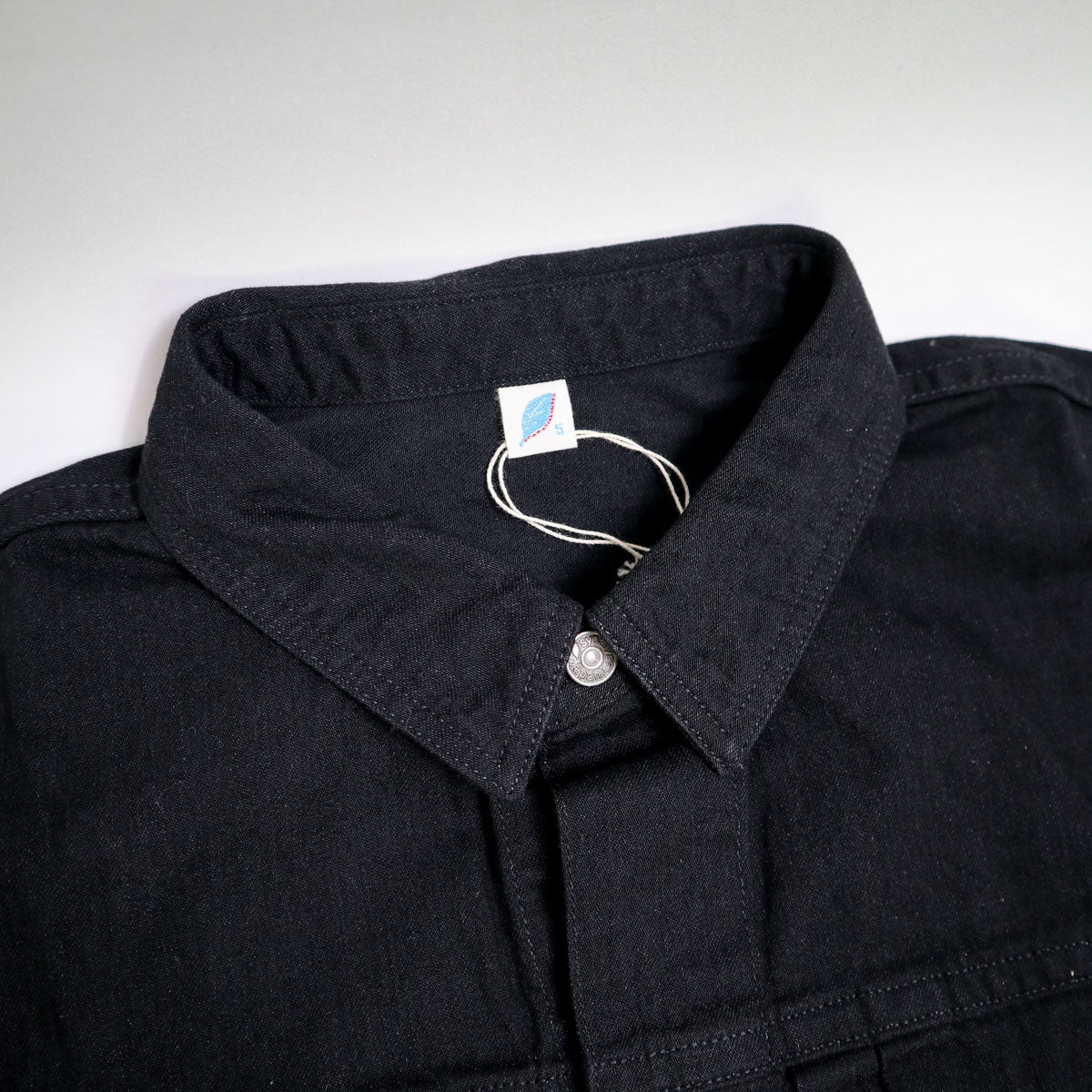 2237-BK 8oz Denim Type 2 Shirt Double Black