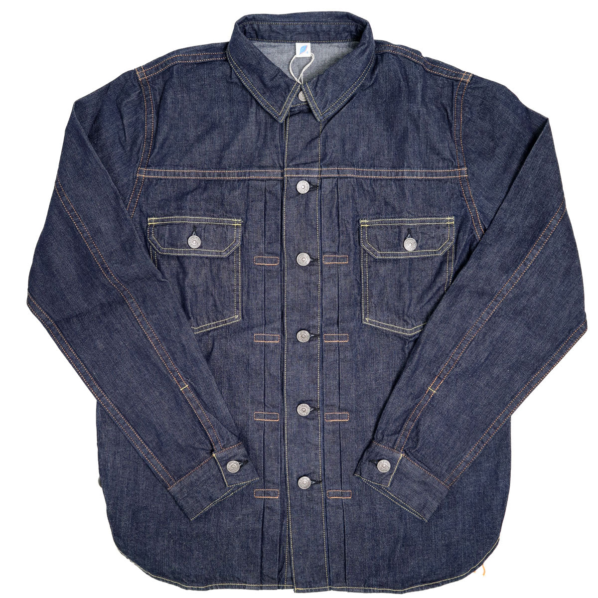 2237-ID 8oz Denim Type 2 Shirt Indigo