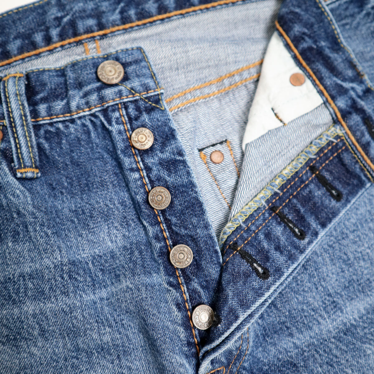 USED-003-ID 14oz  Regular Straight - USED Wash