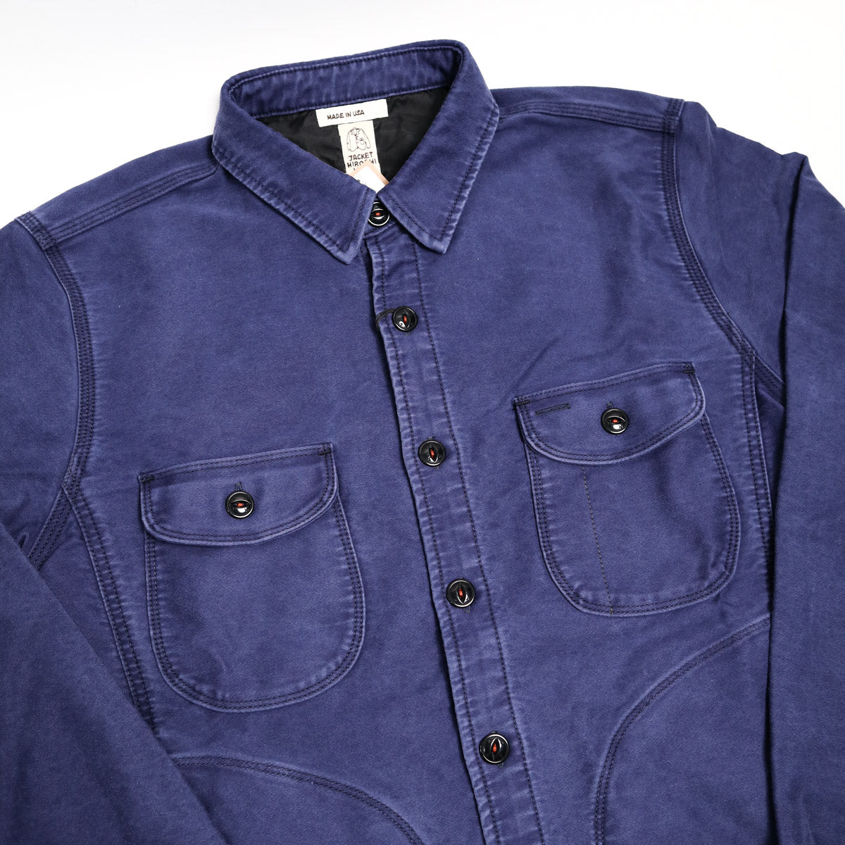 The Anvil Moleskin Weathered Navy