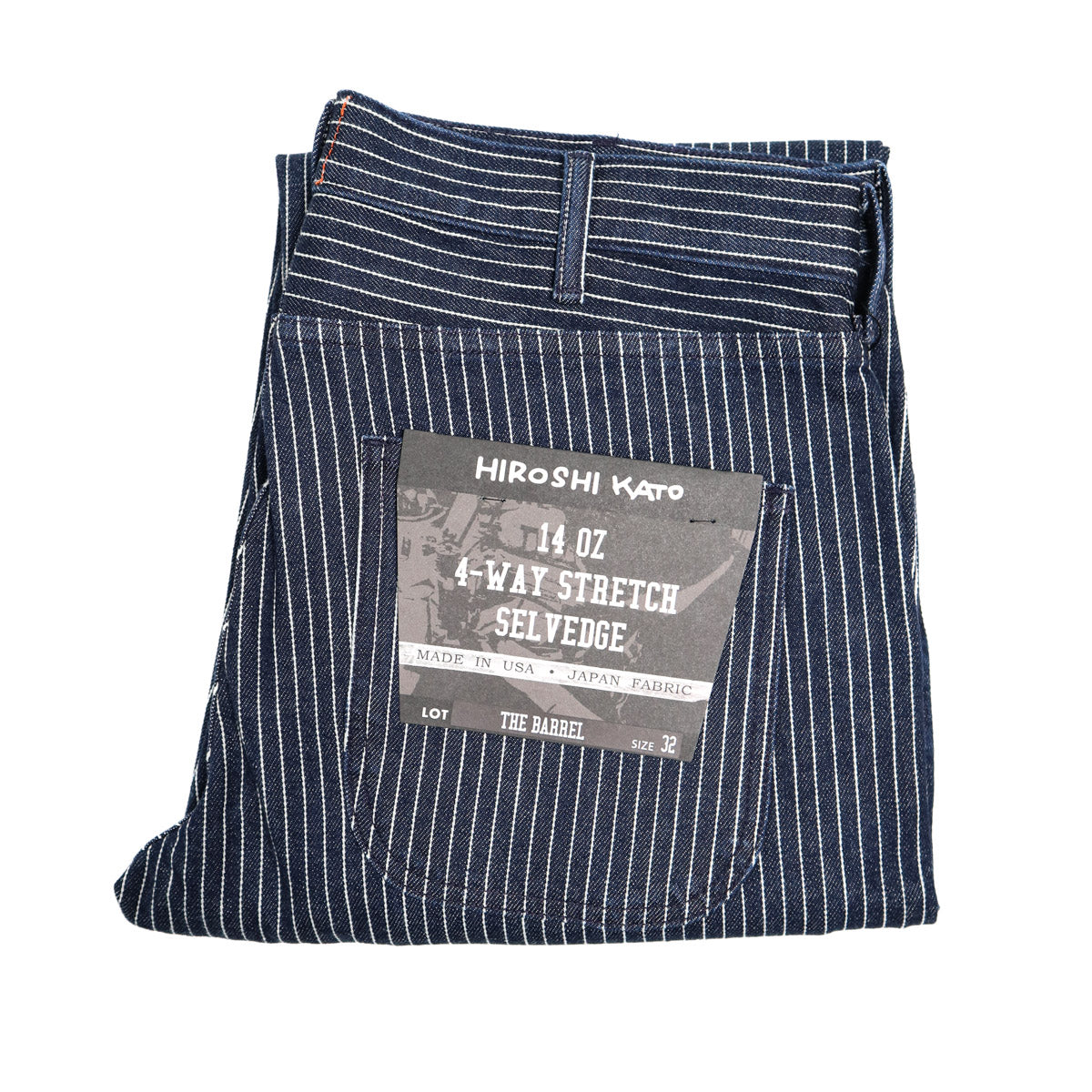 The Barrel 14oz Stripe Rinse Workwear Pant