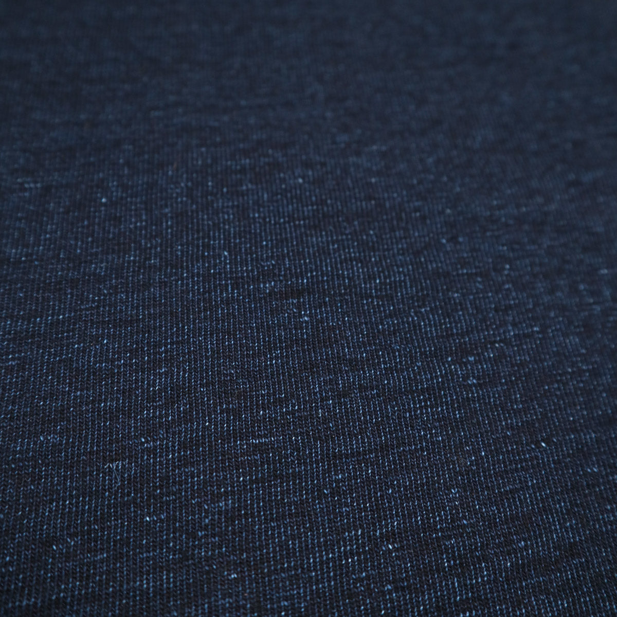 No. 7 Indigo Henley Neck T-Shirt