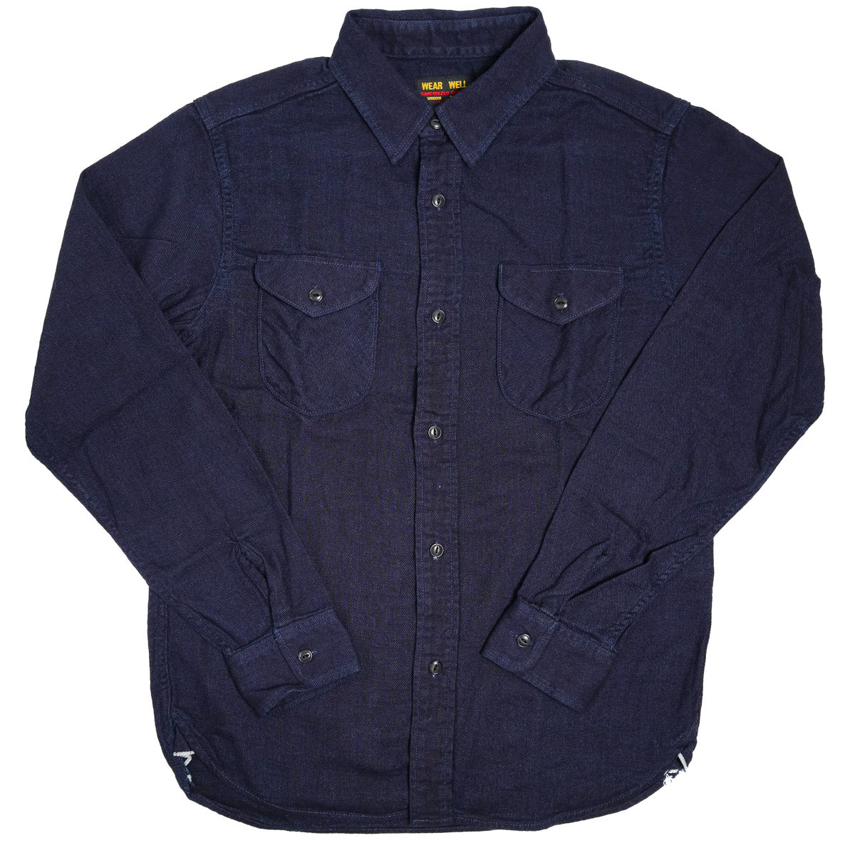 Indigo Cotton Viyella Shirt