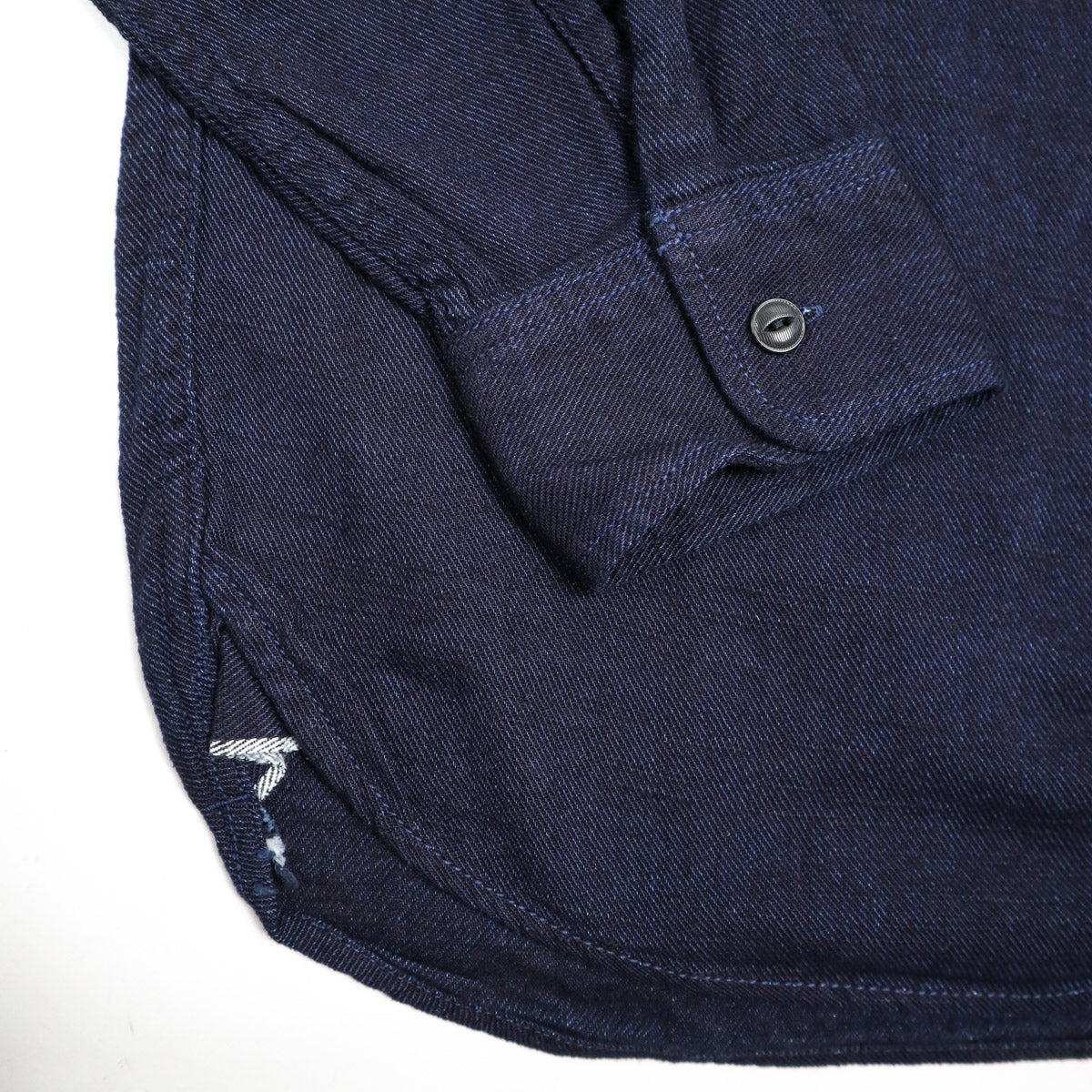 Indigo Cotton Viyella Shirt