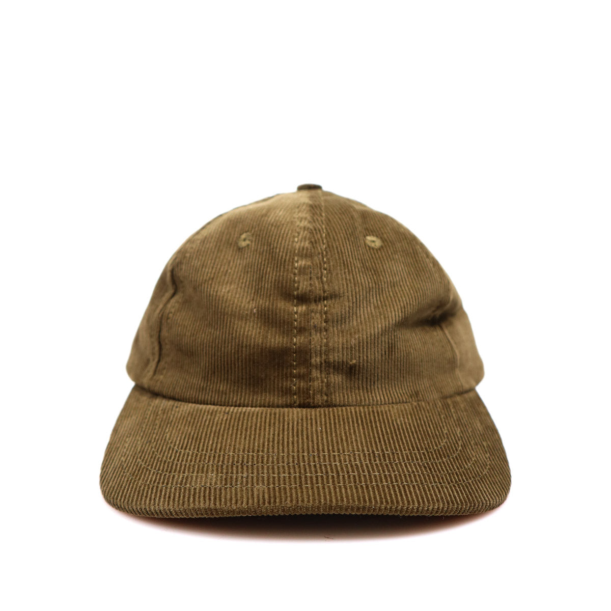 Unstructured Baseball Hat Olive Drab Corduroy