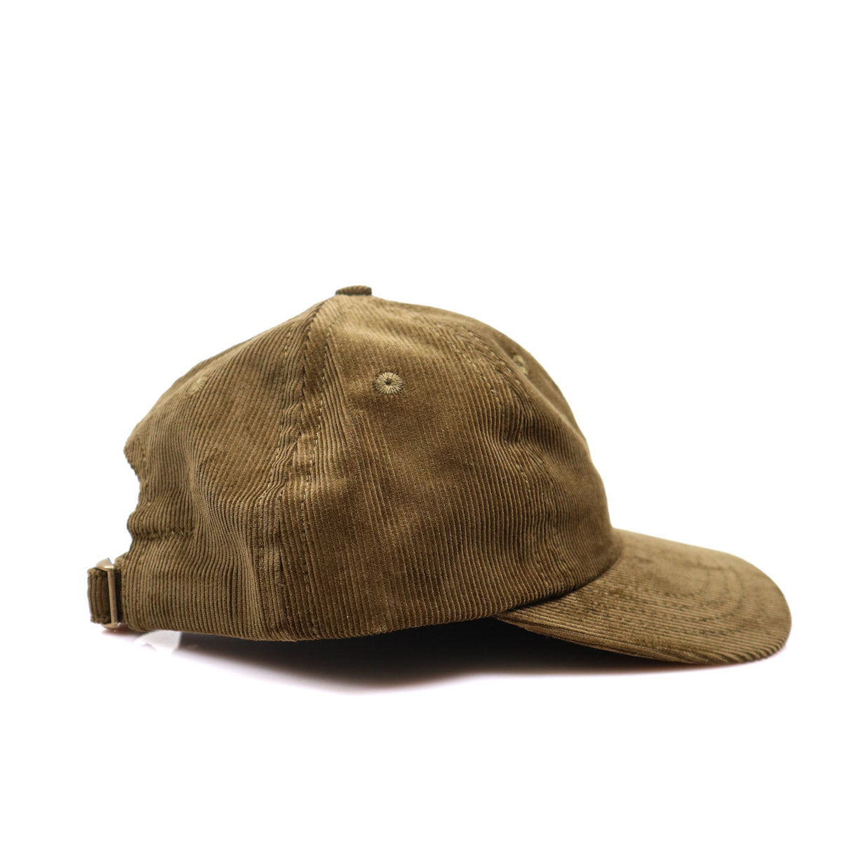 Unstructured Baseball Hat Olive Drab Corduroy