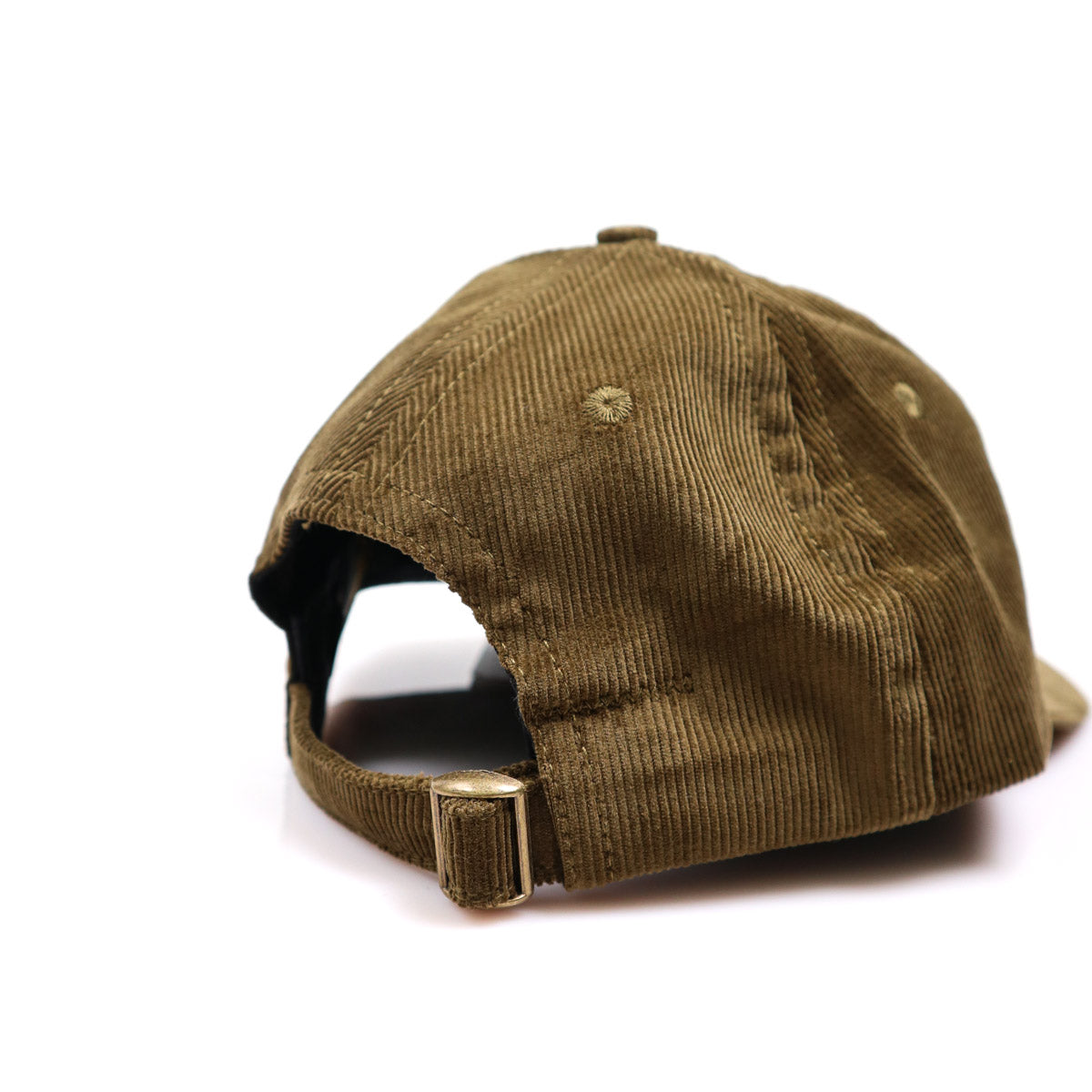 Unstructured Baseball Hat Olive Drab Corduroy