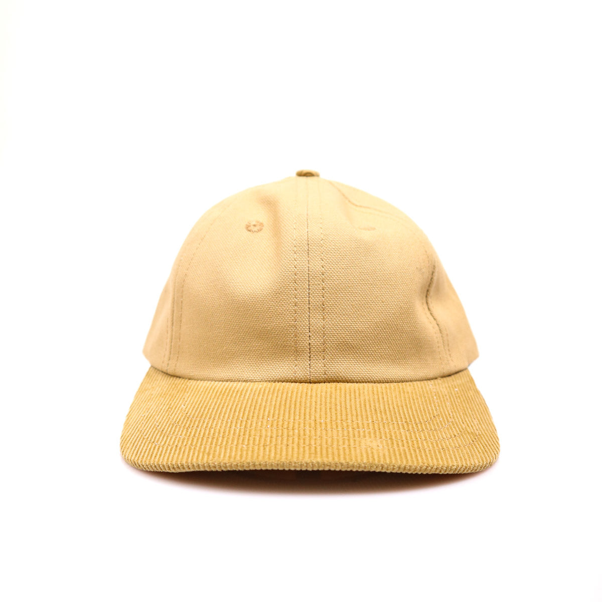 Unstructured Baseball Hat Faded Tan Canvas / Fawn Corduroy