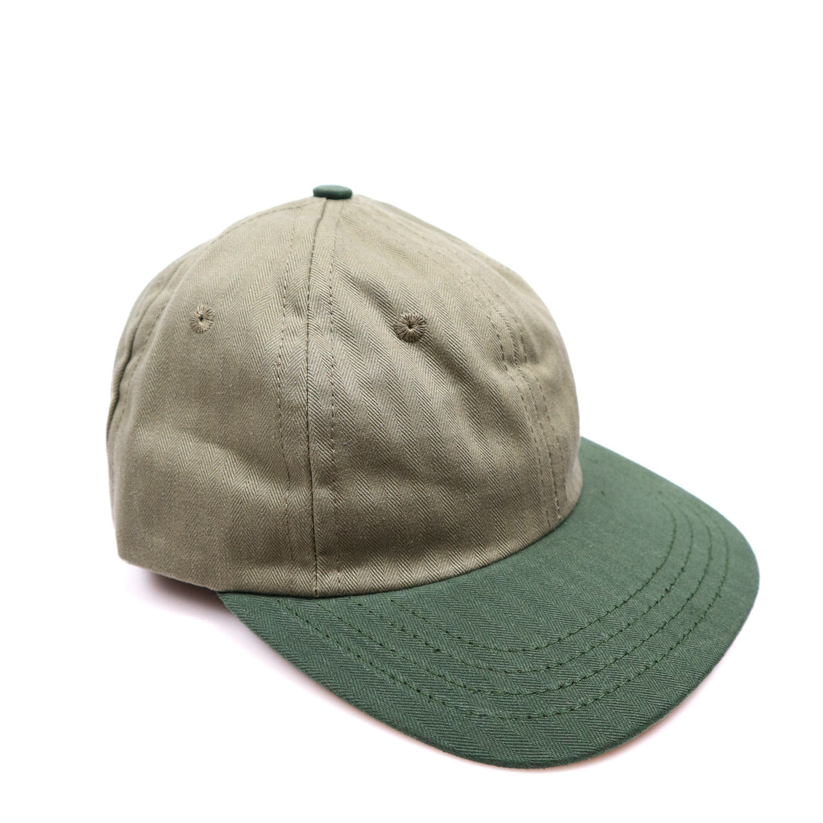 Unstructured Baseball Hat Sage/Spruce Dry Waxed Cotton