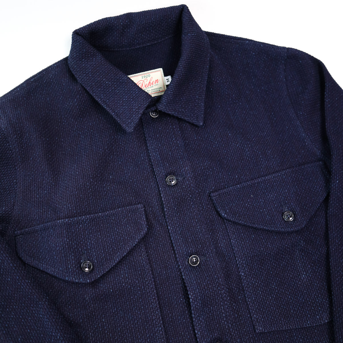Skyline Overshirt Indigo Sashi-Ori