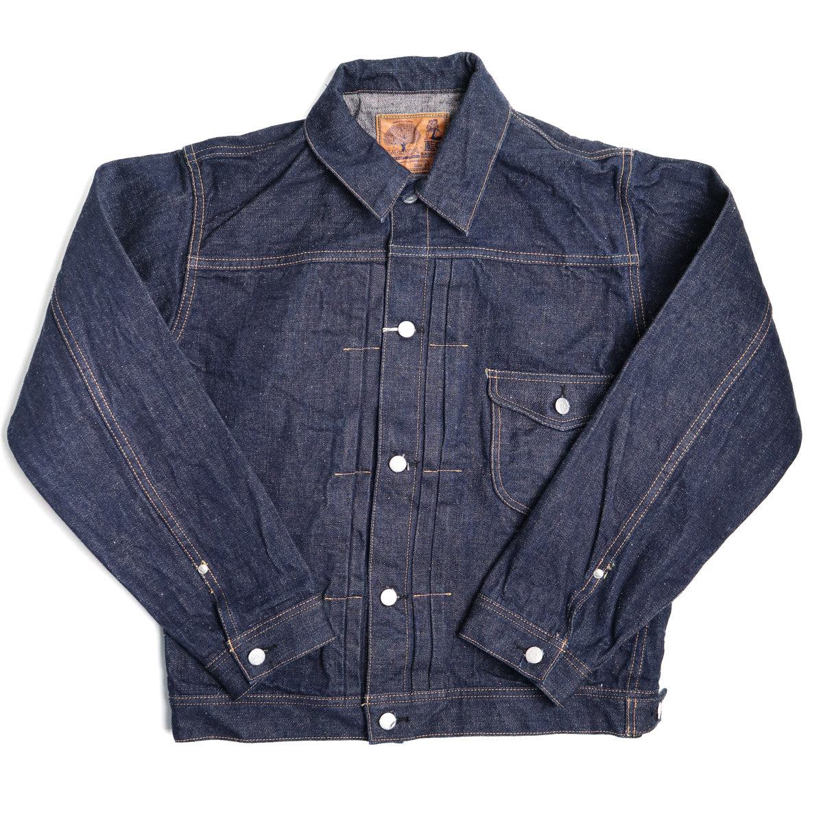 S101AX-Sakura 18oz AI+ Sakura Selvedge Denim Jacket