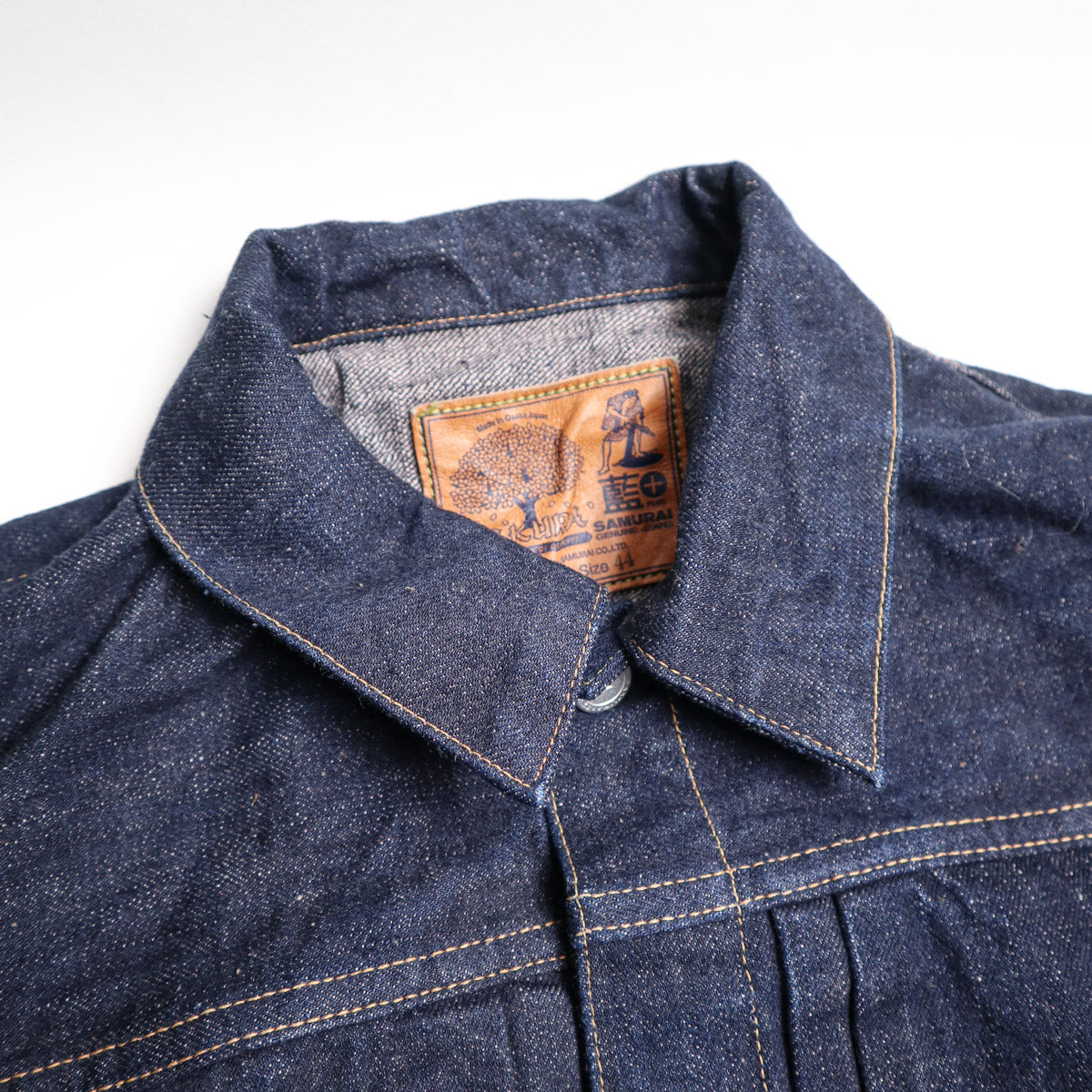 S101AX-Sakura 18oz AI+ Sakura Selvedge Denim Jacket