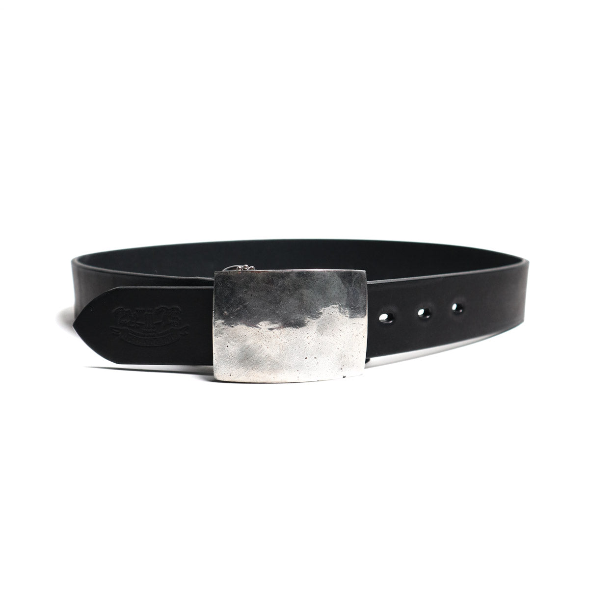 B-83 Flat Buckle Belt  Black
