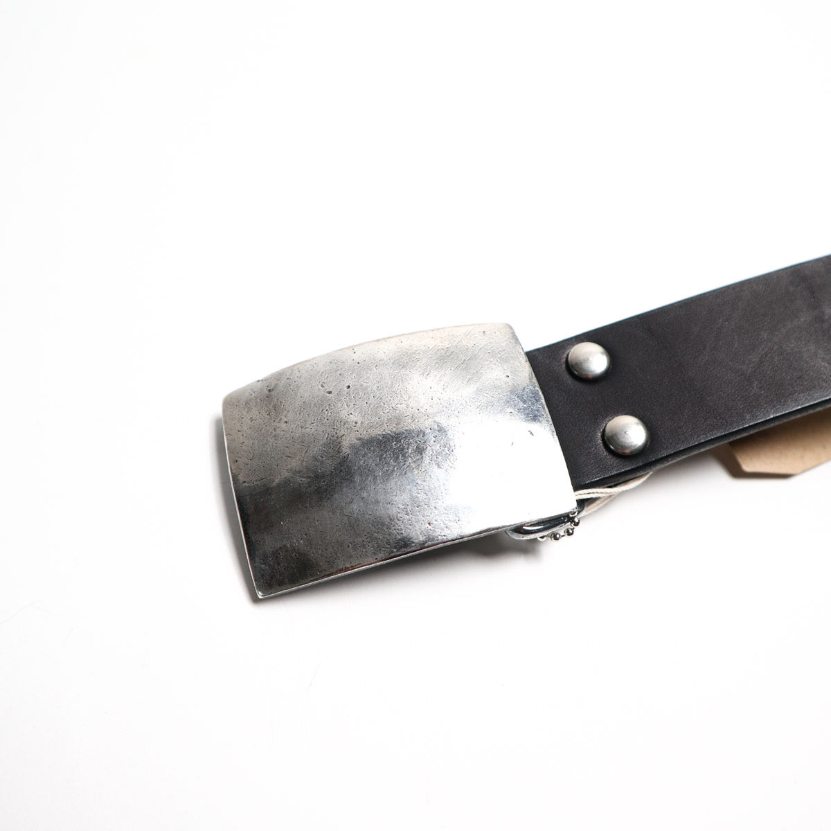 B-83 Flat Buckle Belt  Black