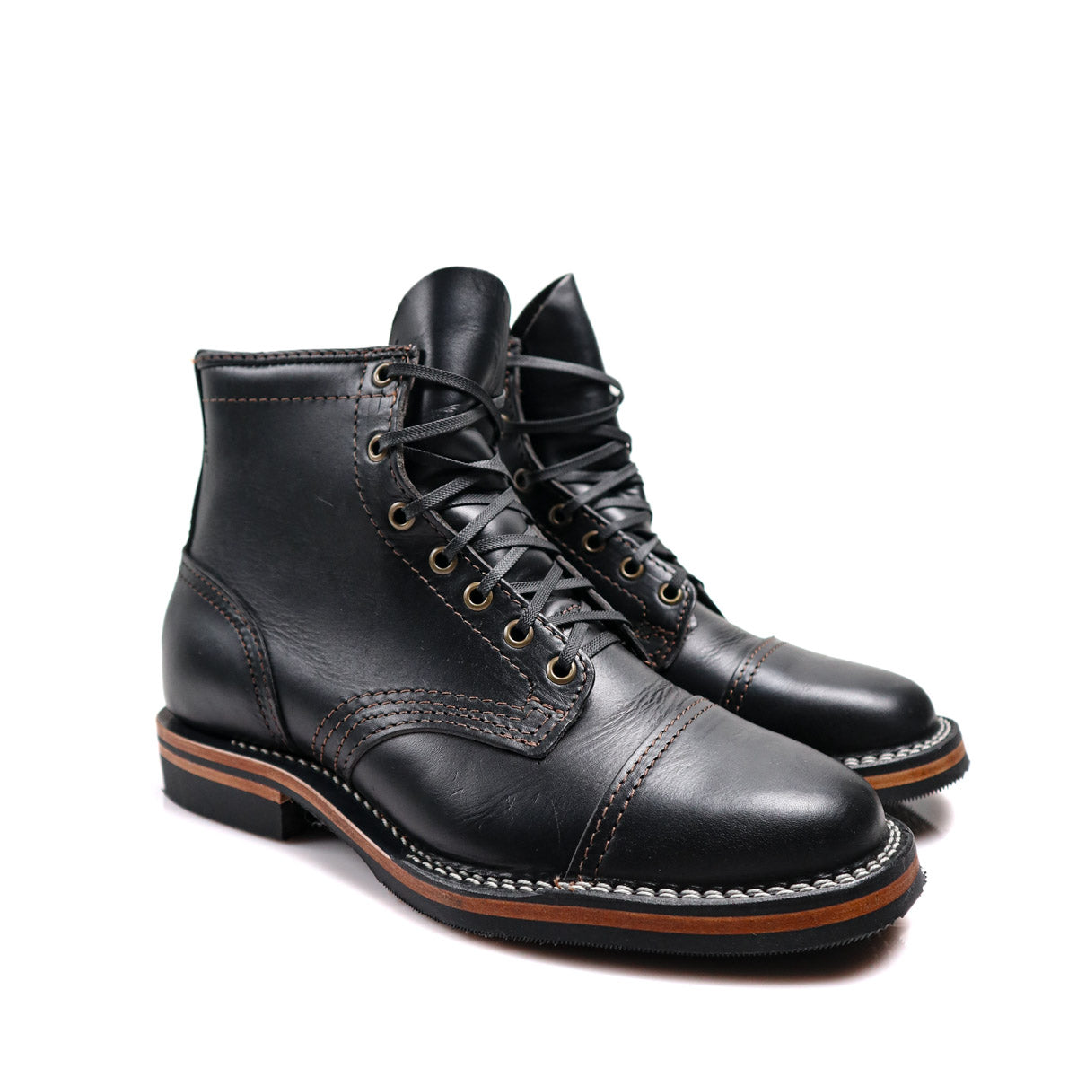Brooklyn X Wesco Custom Hendrik Horween Wooly Black CXL