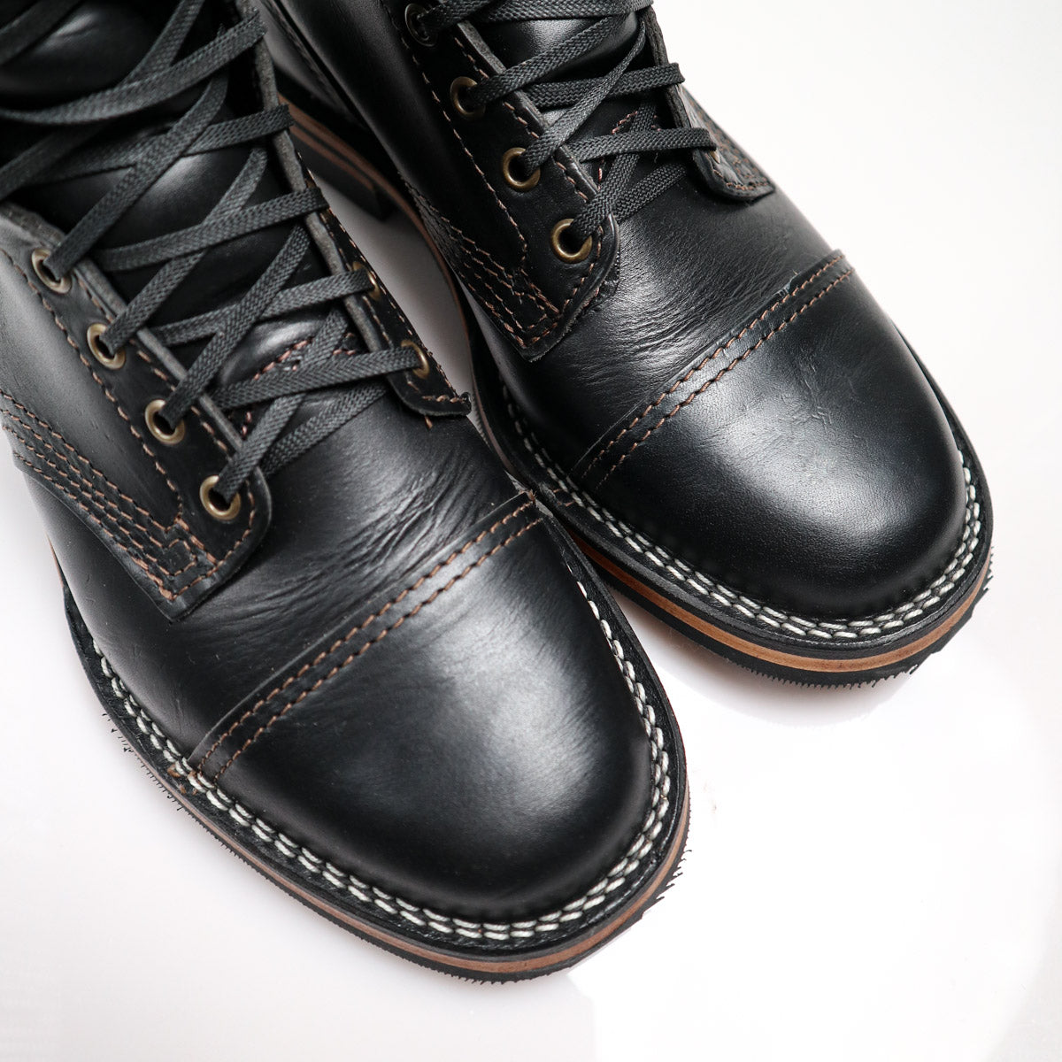 Brooklyn X Wesco Custom Hendrik Horween Wooly Black CXL