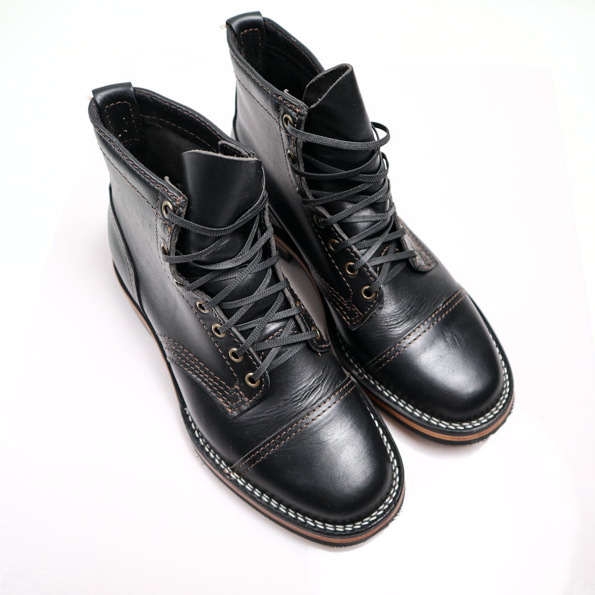 Brooklyn X Wesco Custom Hendrik Horween Wooly Black CXL