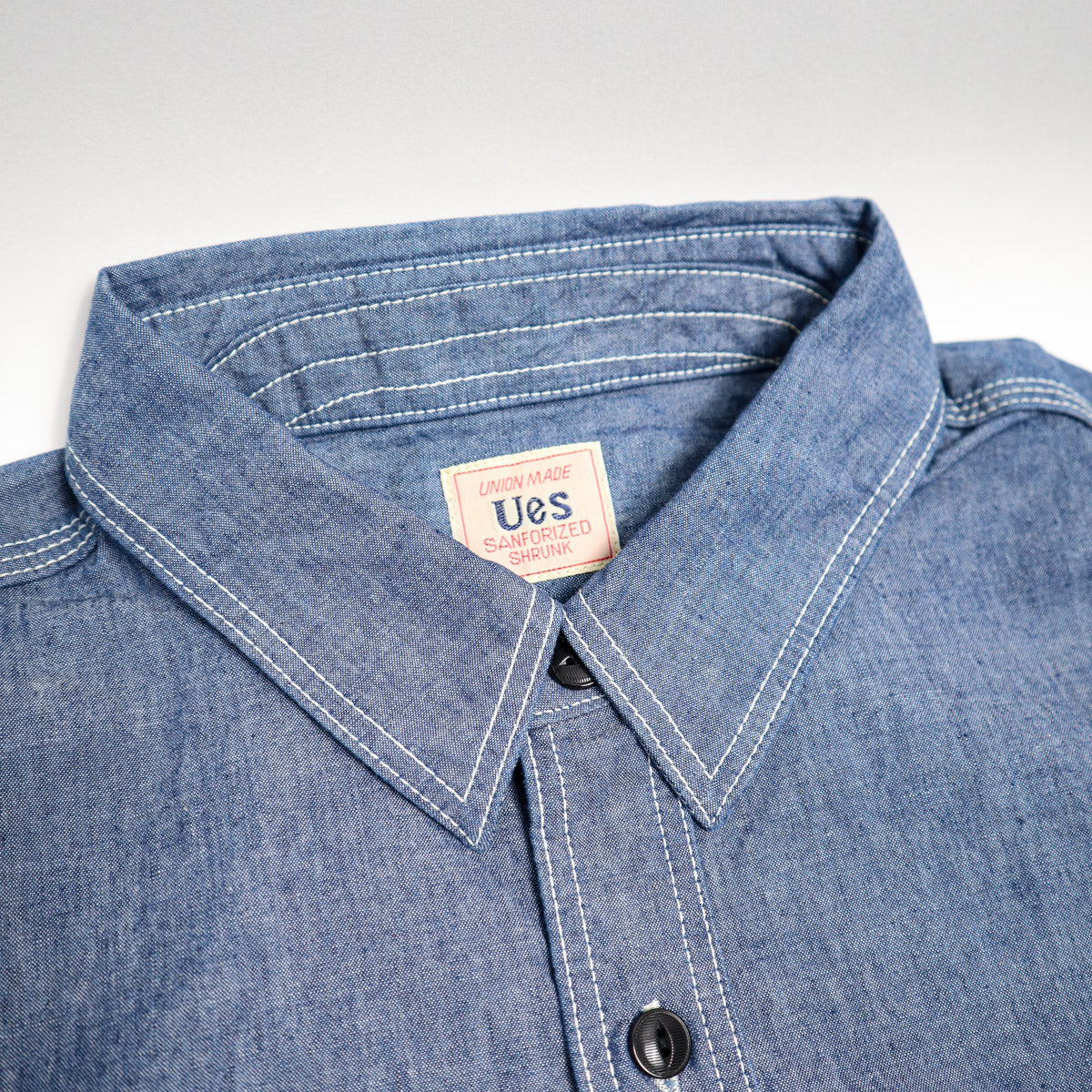 502601 Triple Stitch Work Shirt - Chambray