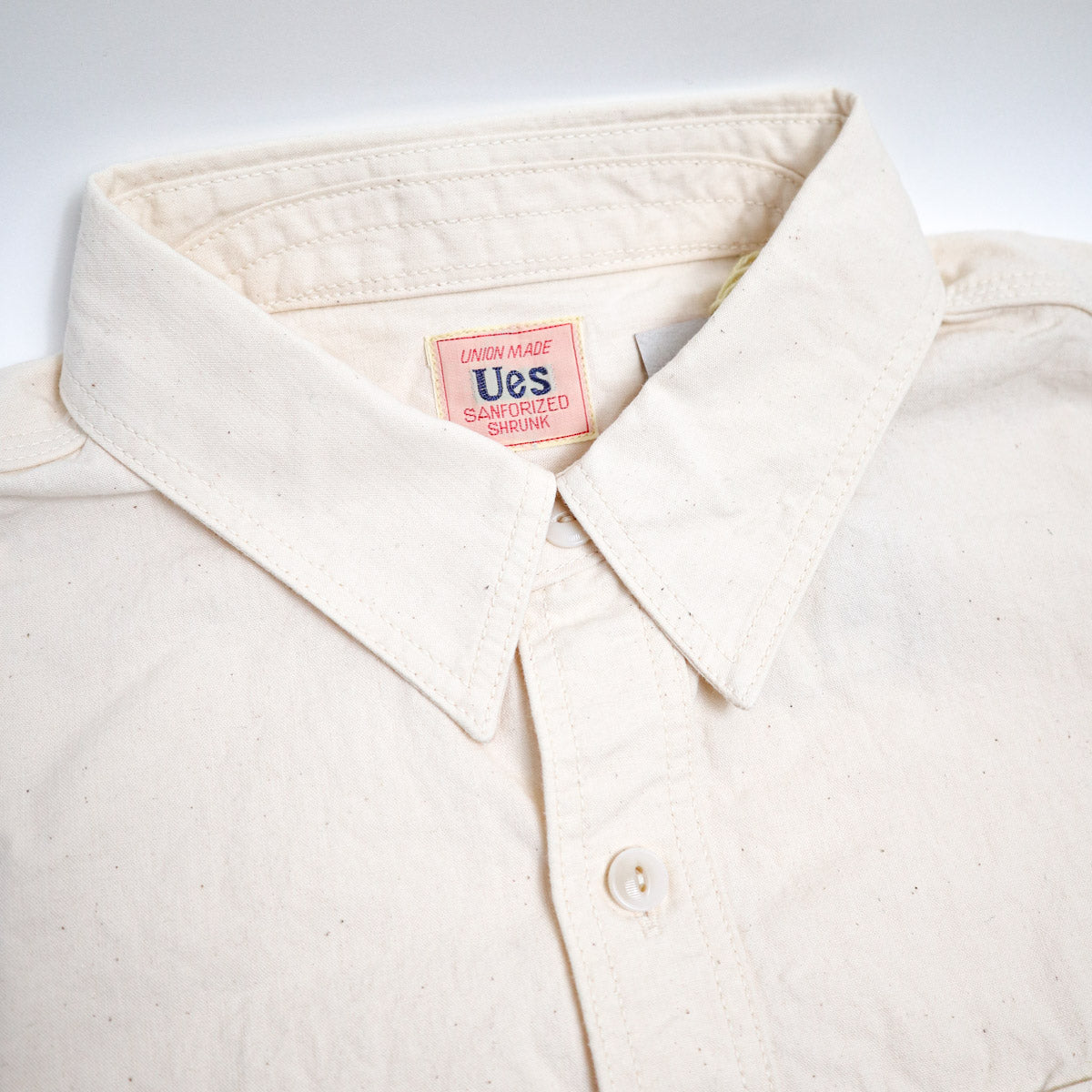 502601 Triple Stitch Work Shirt - Off White