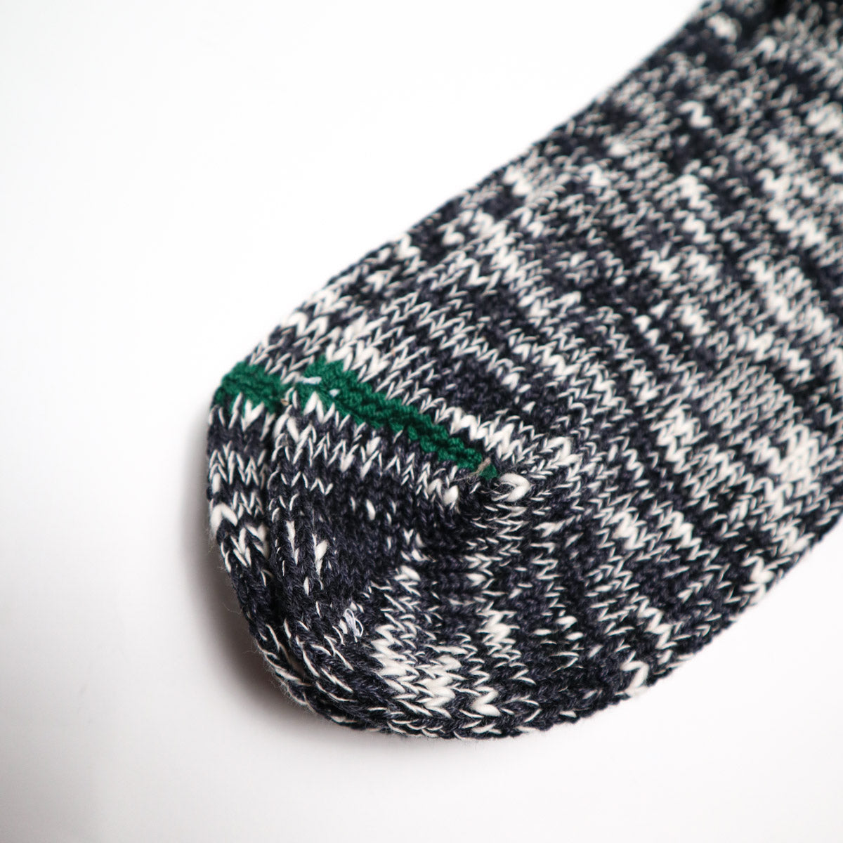 Stripe Short Slub Socks Black