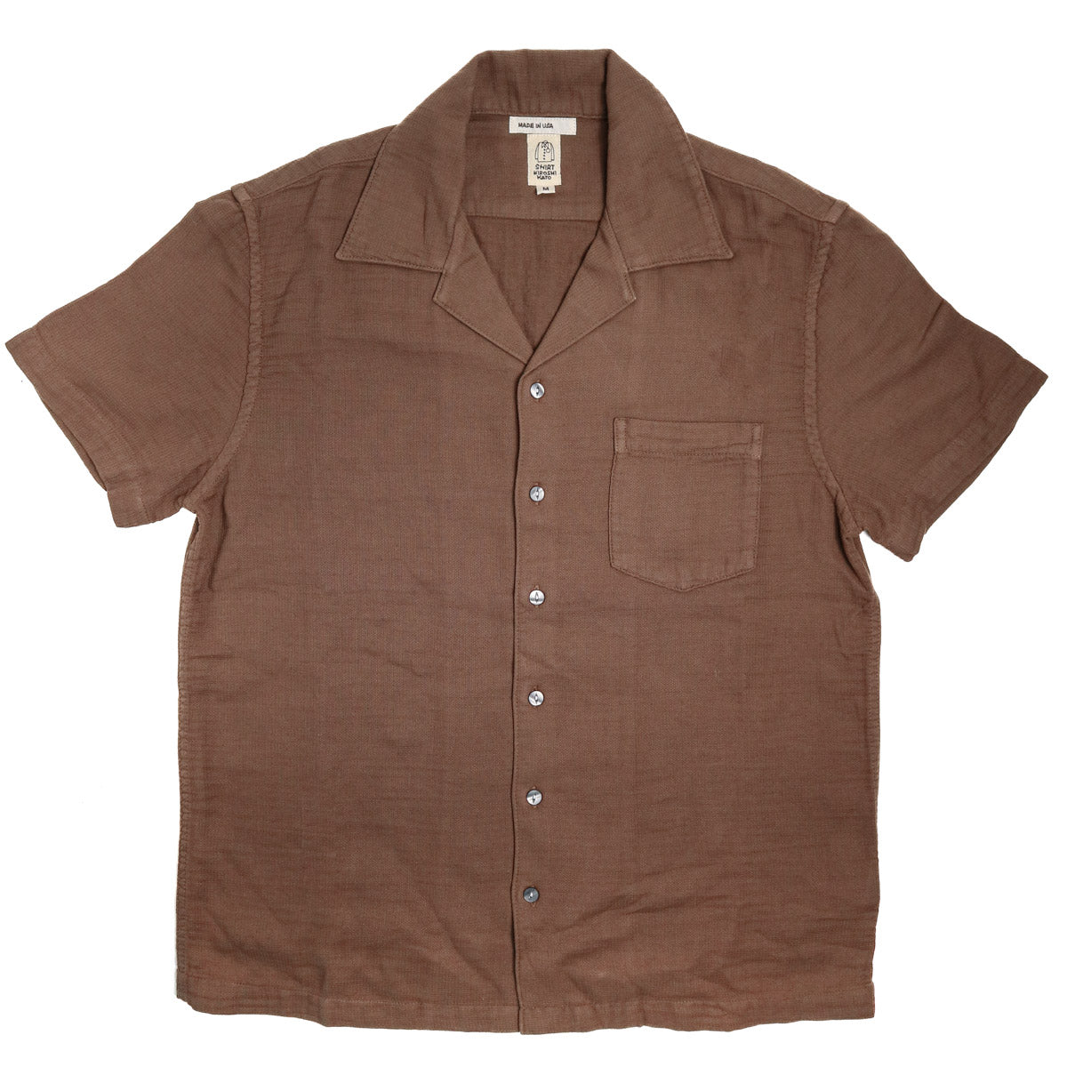 The Wrench S/S Waffle Shirt Bourbon