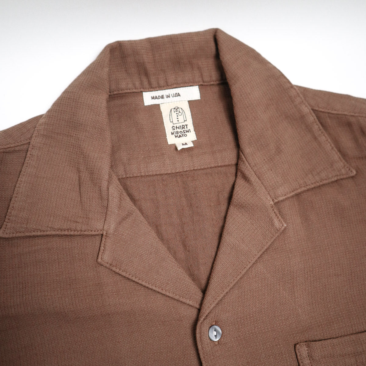 The Wrench S/S Waffle Shirt Bourbon