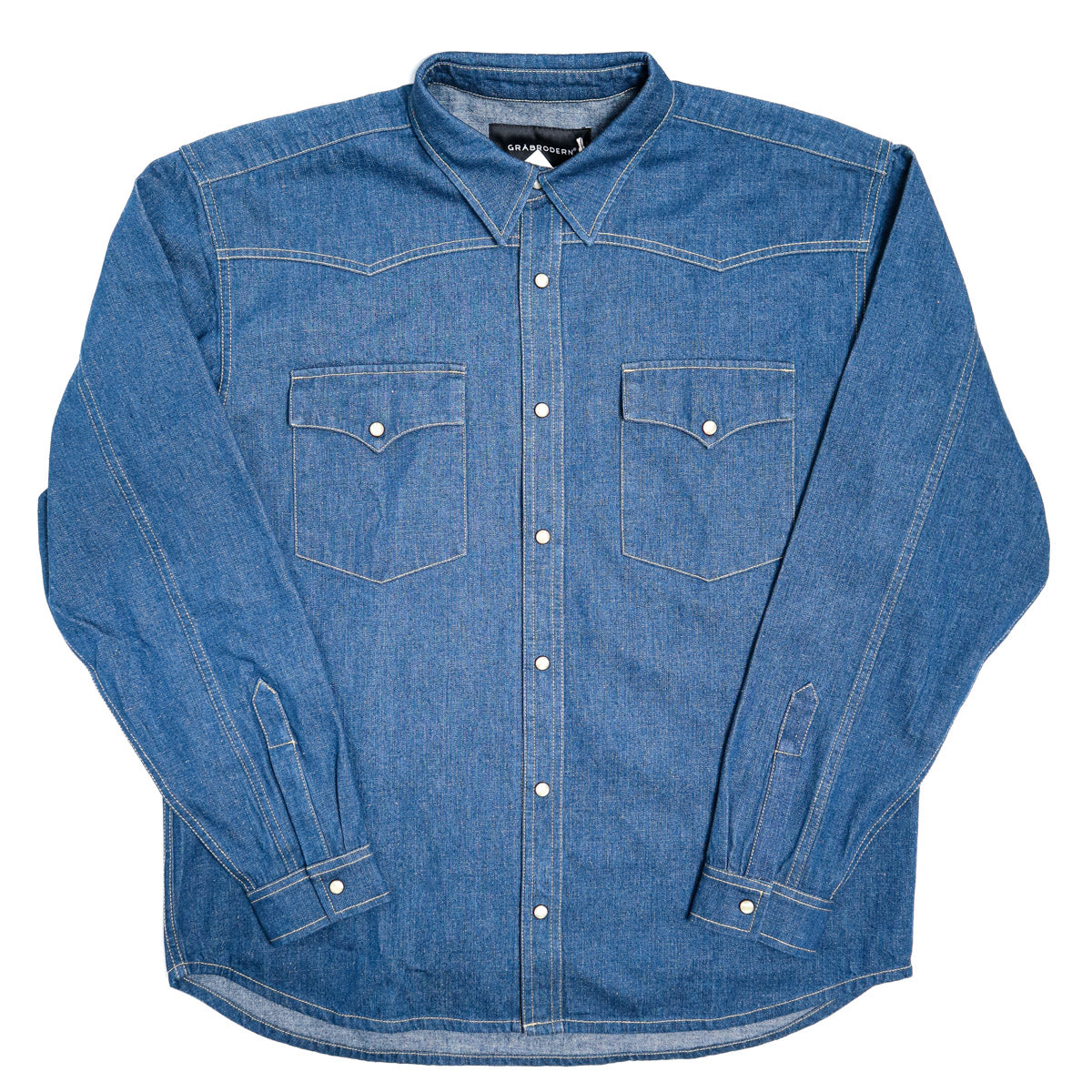 Tjaukle Denim  Shirt Emerald Indigo