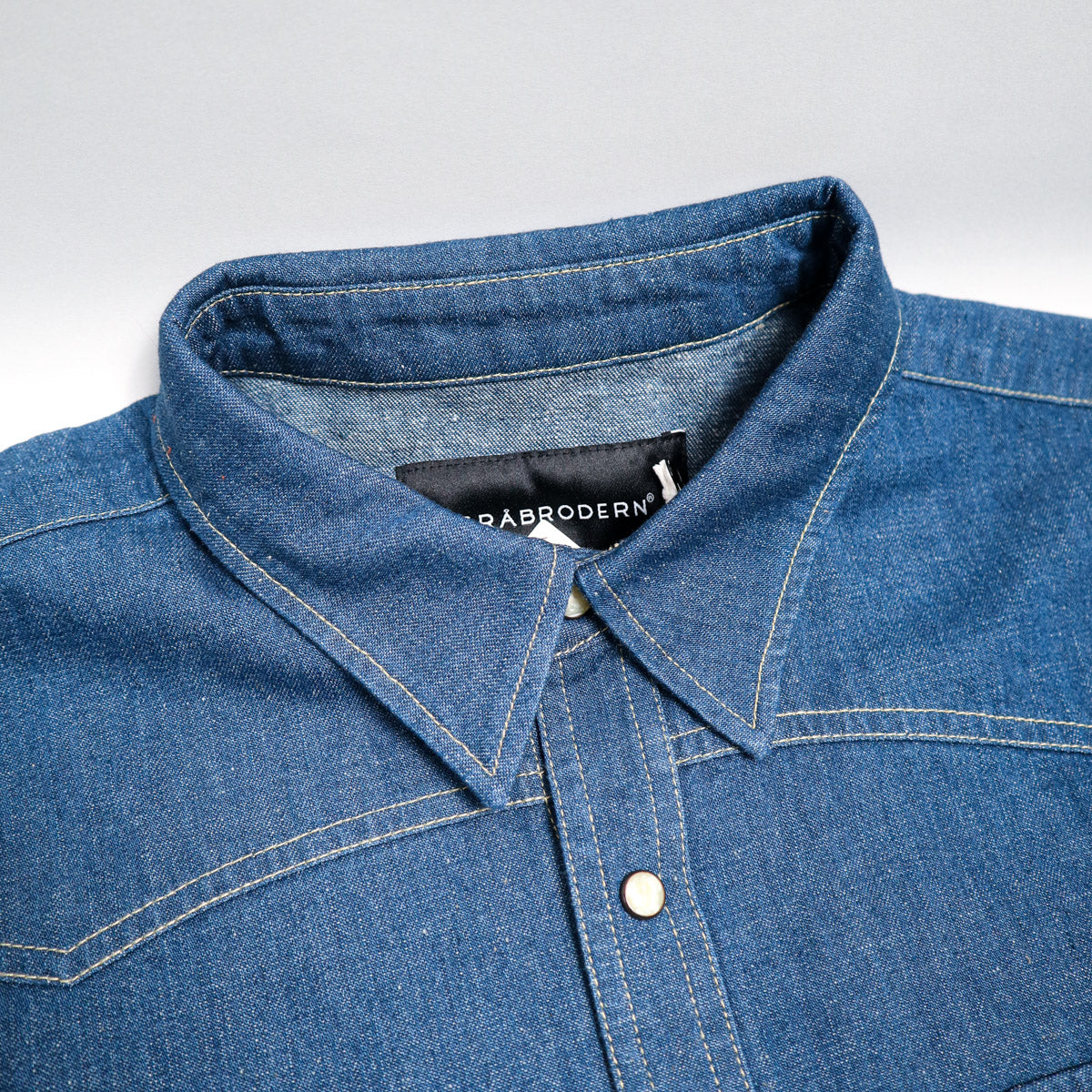 Tjaukle Denim  Shirt Emerald Indigo