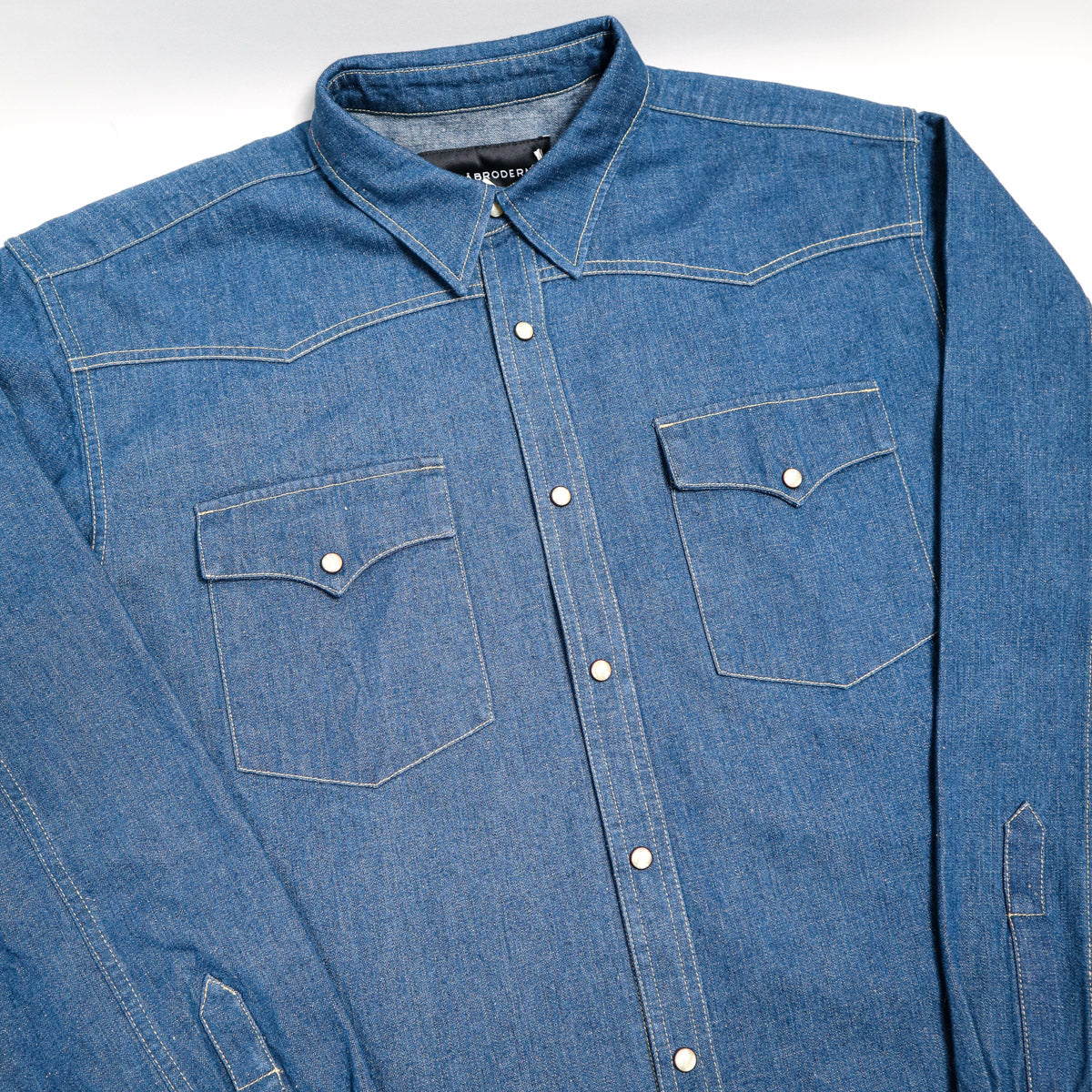 Tjaukle Denim  Shirt Emerald Indigo
