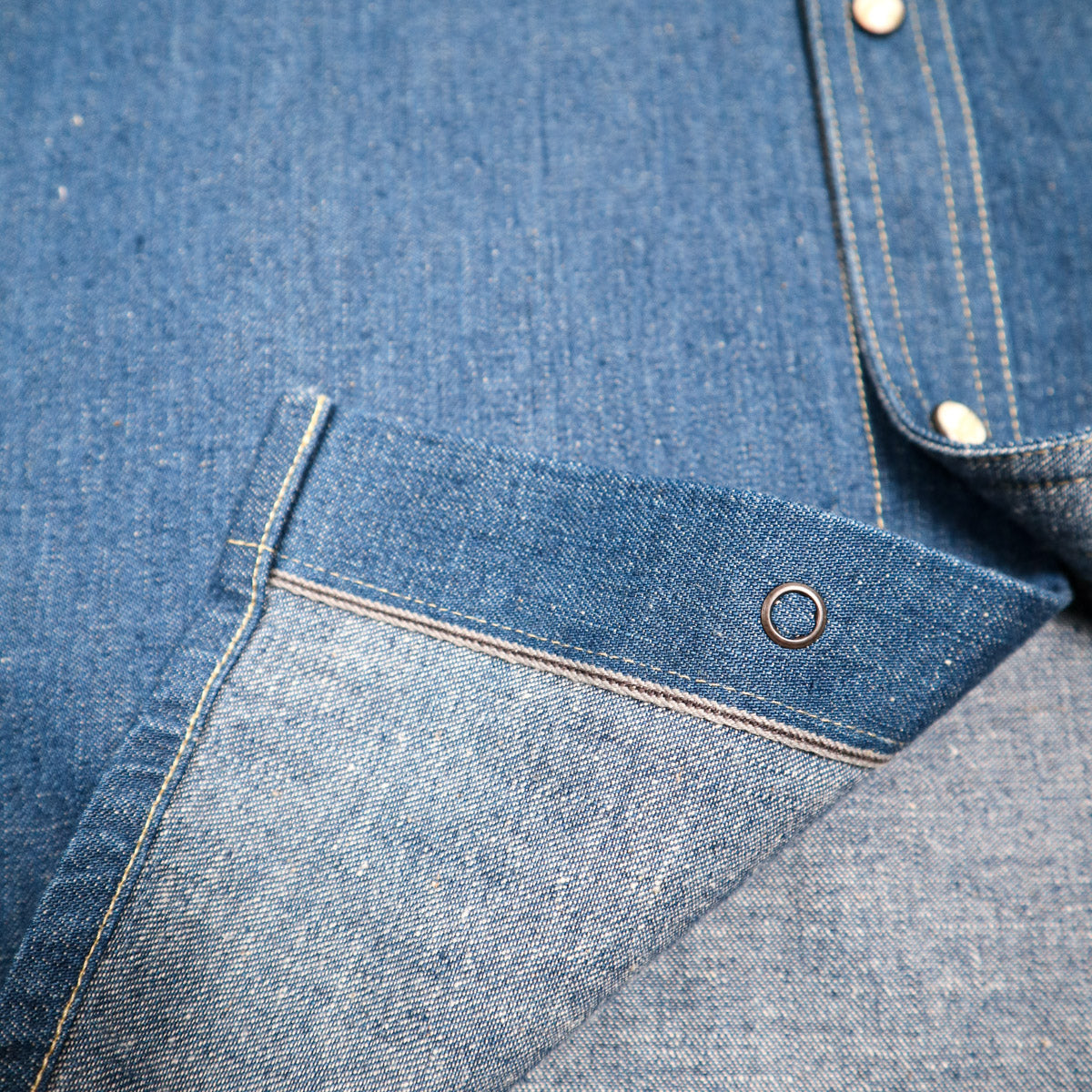 Tjaukle Denim  Shirt Emerald Indigo