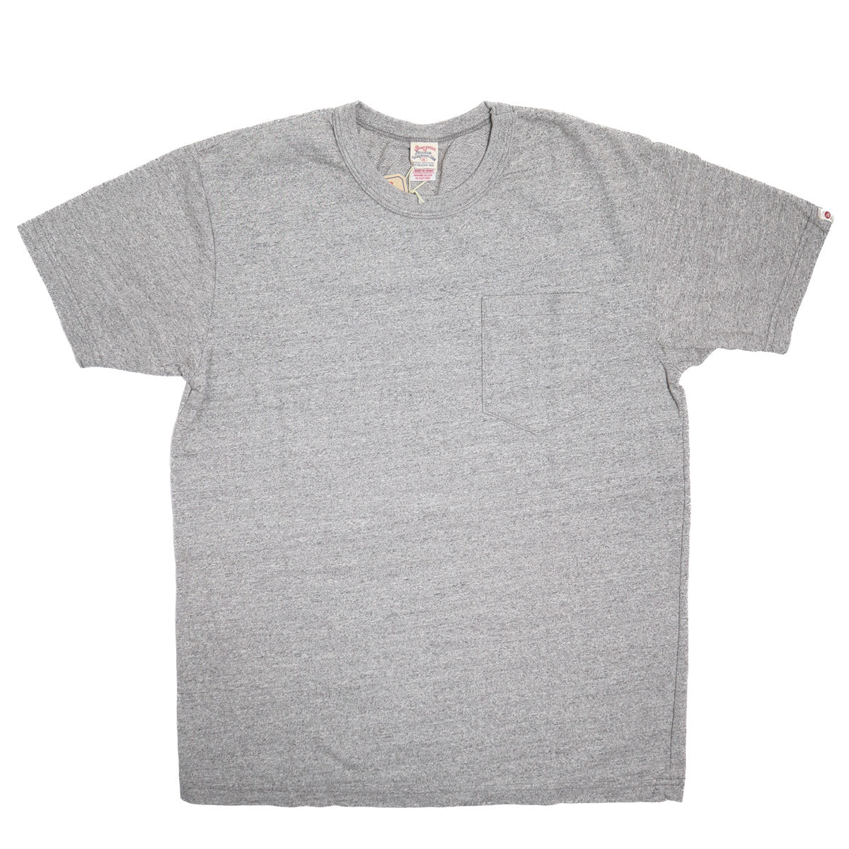 Ramayana Crewneck Pocket Tee Grey